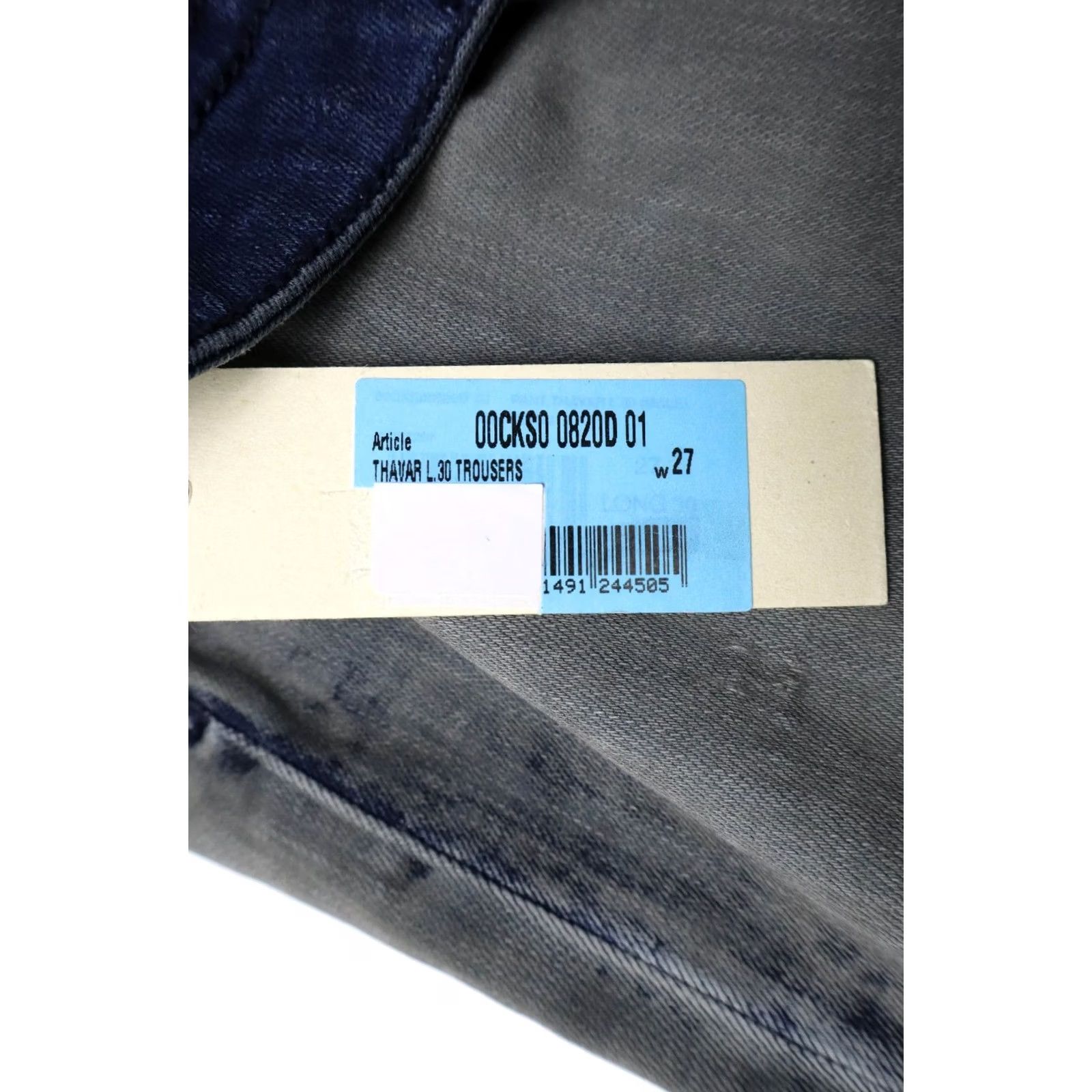 Diesel DIESEL Thavar Slim Skinny Stretch Jeans Men's W27/L30 Blue Faded Denim 0820D Size US 27 - 7 Thumbnail