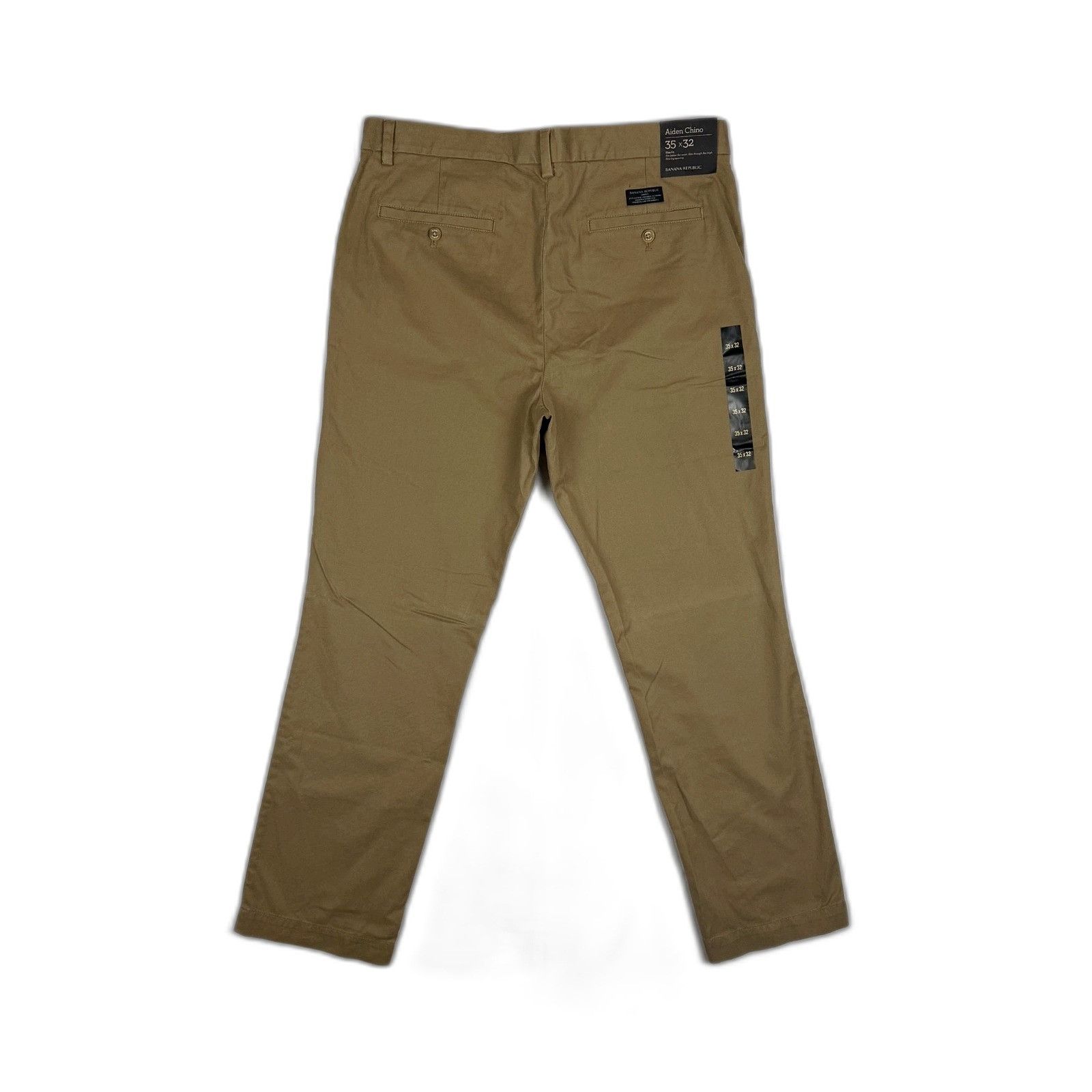 Banana Republic Banana Republic Aiden Chino Pants Mens 35x32 Brown Rapid Mov Size US 35 - 1 Thumbnail