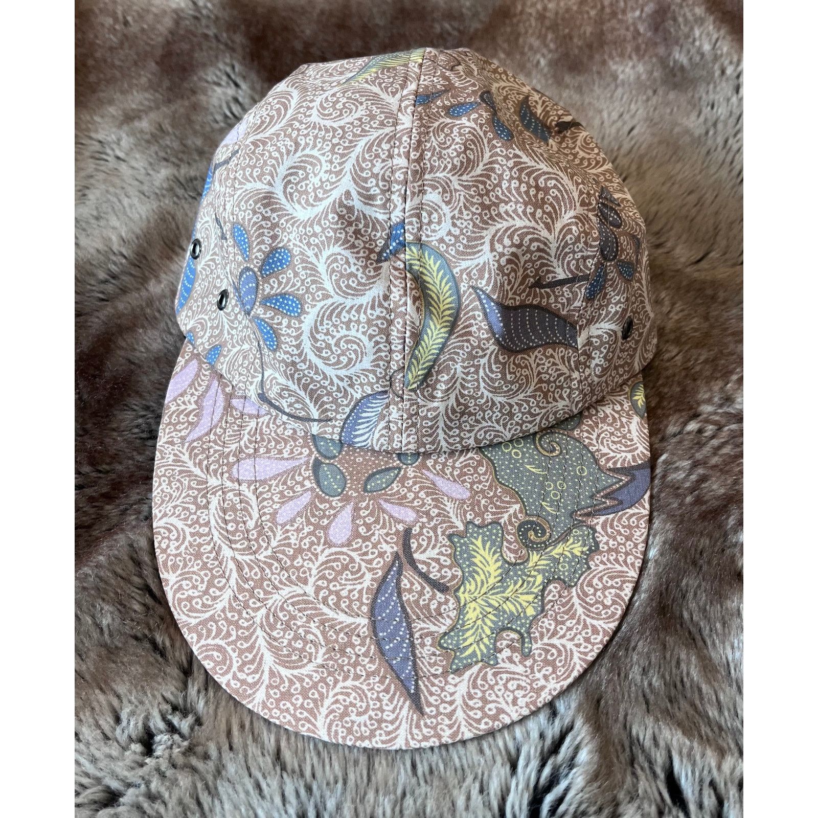 Beams Plus Beams Men’s Japanese JDM Hat Floral Print Long Brim Size ONE SIZE - 4 Thumbnail