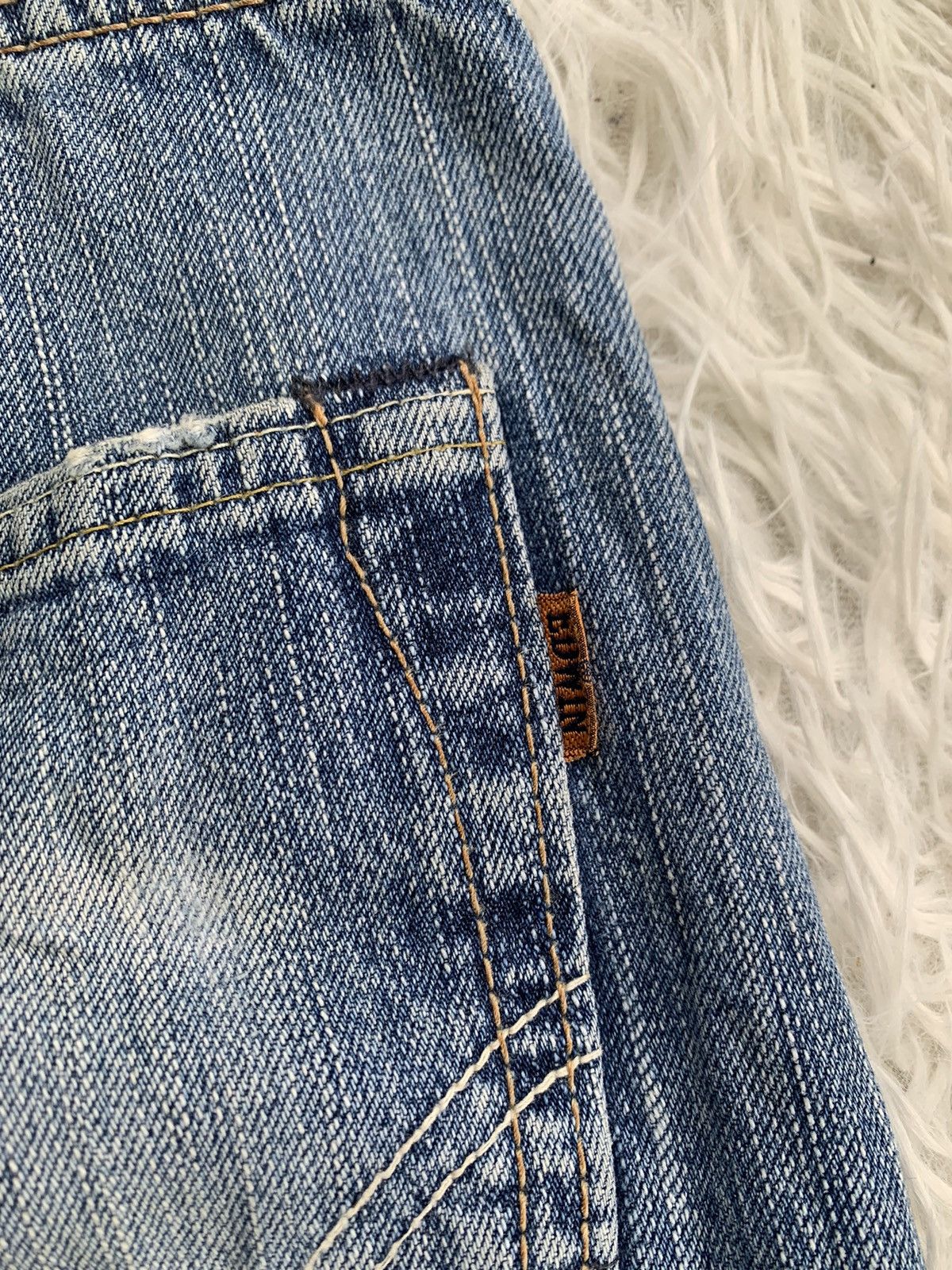 Edwin Vintage Edwin 505Z Selfedge Denim Pant Made in Japan Size US 35 - 14 Thumbnail