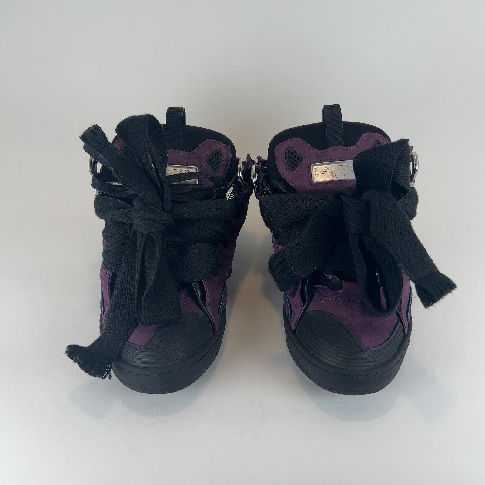 Lanvin Lanvin 'Curb' Suede Low-Top Sneakers Size US 7 / EU 40 - 2 Thumbnail