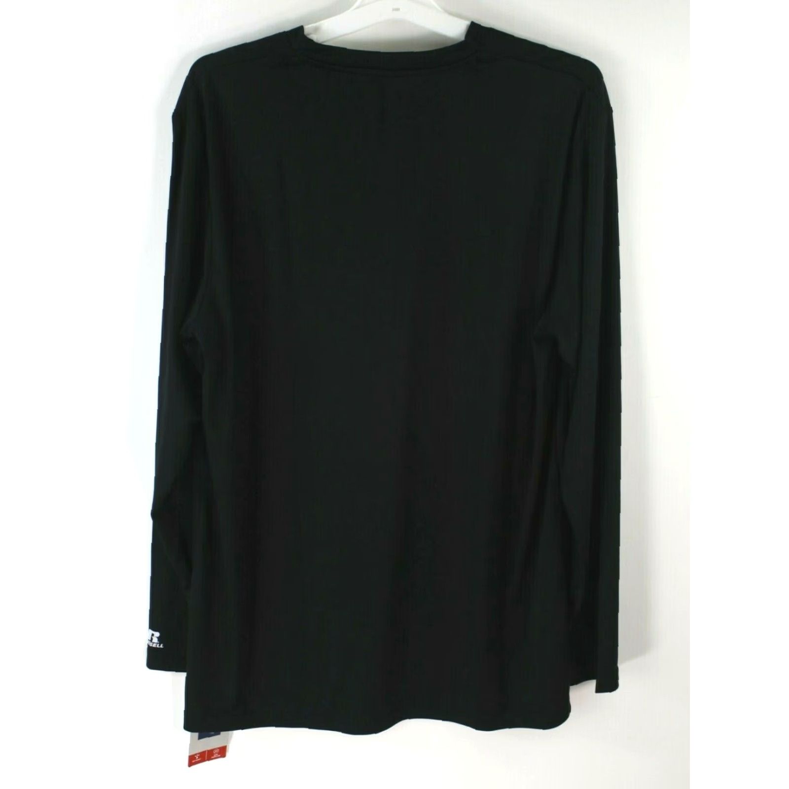 Vintage RUSSELL Athletic Training Thermal T-Shirt Mens XL Black Long Sleeve Size US XXL / EU 58 / 5 - 3 Thumbnail