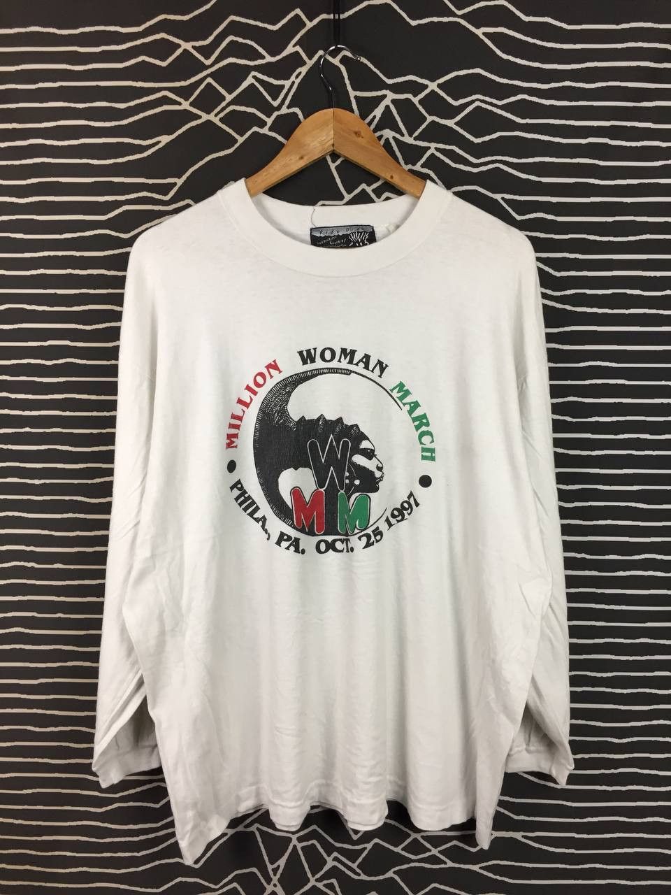 Vintage Vtg 1997 Fido Dido Million Woman March Philadelphia Tee Size US XXL / EU 58 / 5 - 1 Thumbnail