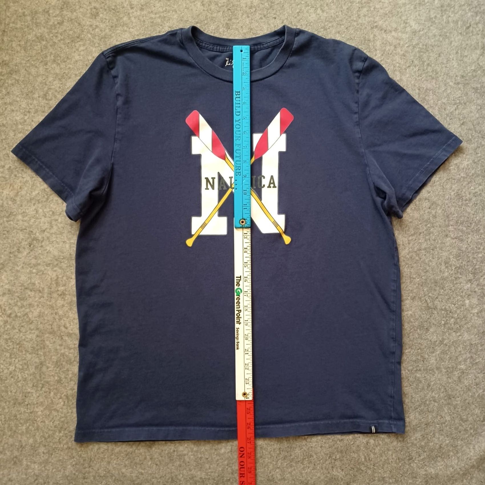 Nautica Nautica The Lil Yachty Collection T Shirt Mens XL Navy Blue Graphic Size US XL / EU 56 / 4 - 7 Thumbnail