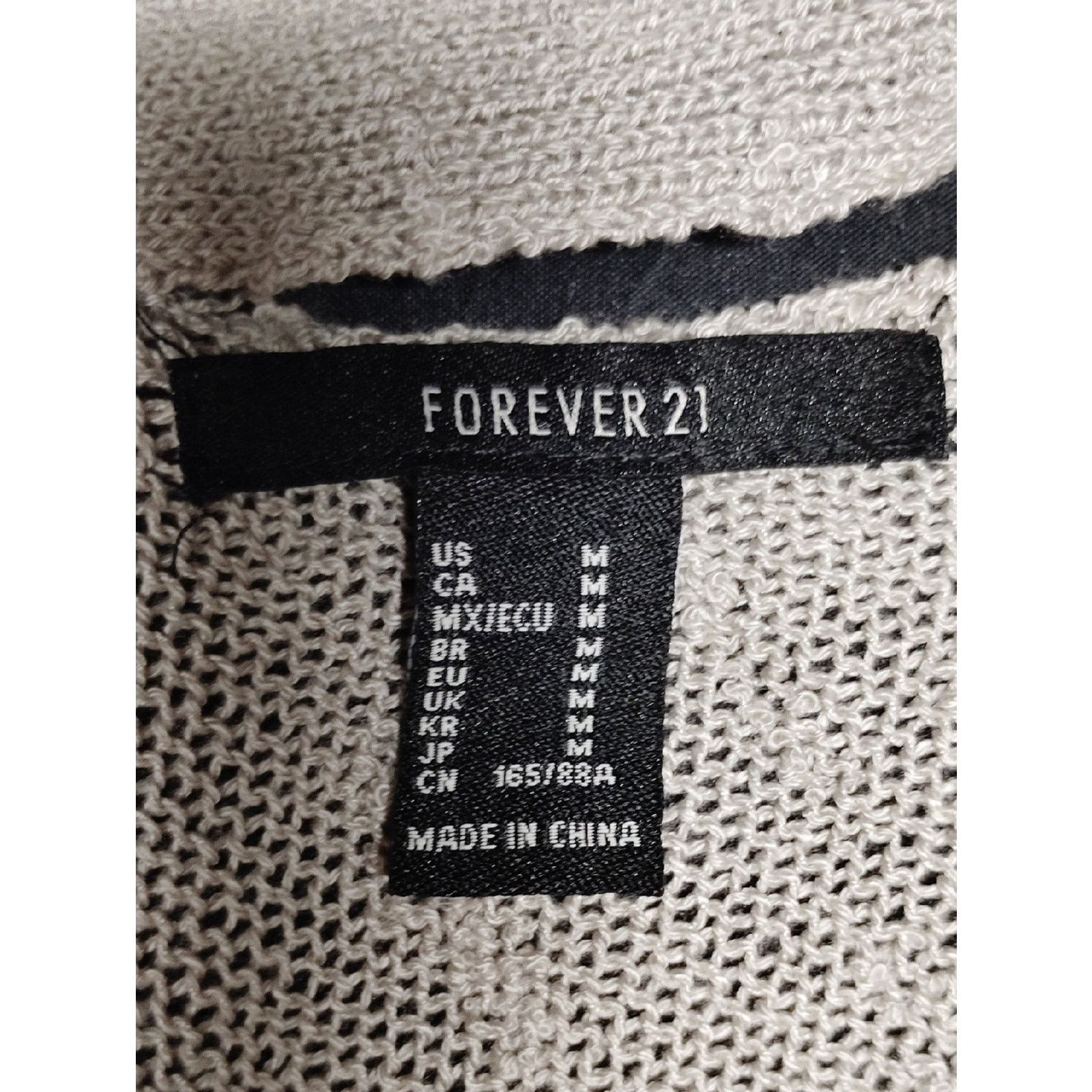 Forever 21 Forever 21 Light Taupe Crisscross Back Knit Sweater Size M / US 6-8 / IT 42-44 - 8 Thumbnail