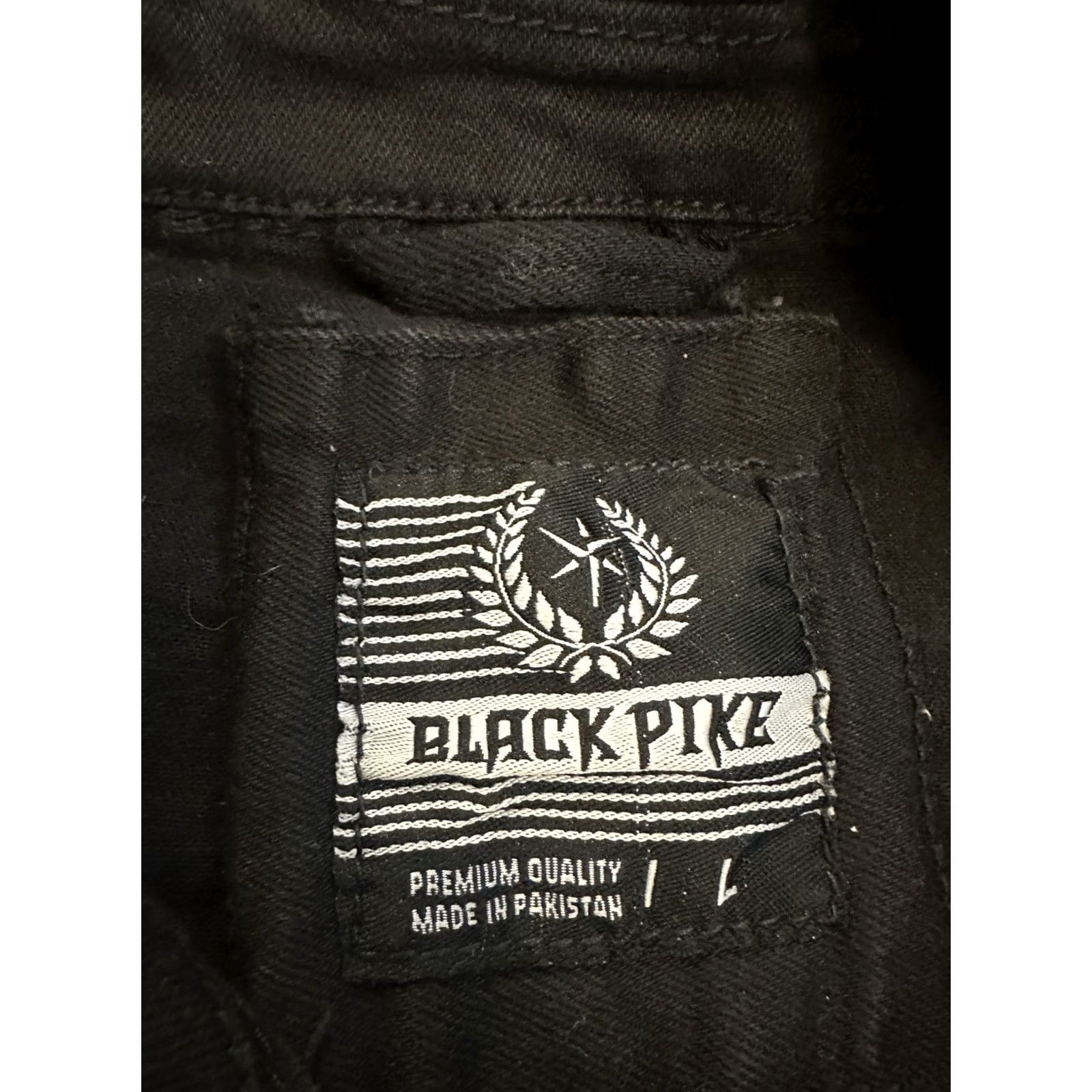 Denime Black Pike Denim Jacket - A Timeless Classic Size US L / EU 52-54 / 3 - 4 Thumbnail
