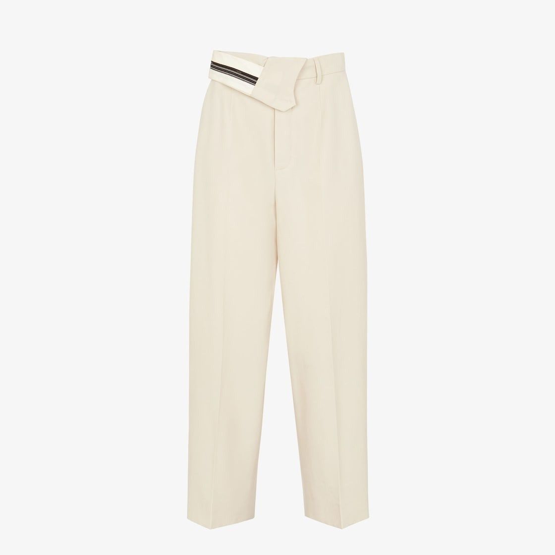 Fendi o1s1wg110925 Trousers in Beige Size 27" / US 4 / IT 40 - 1 Thumbnail