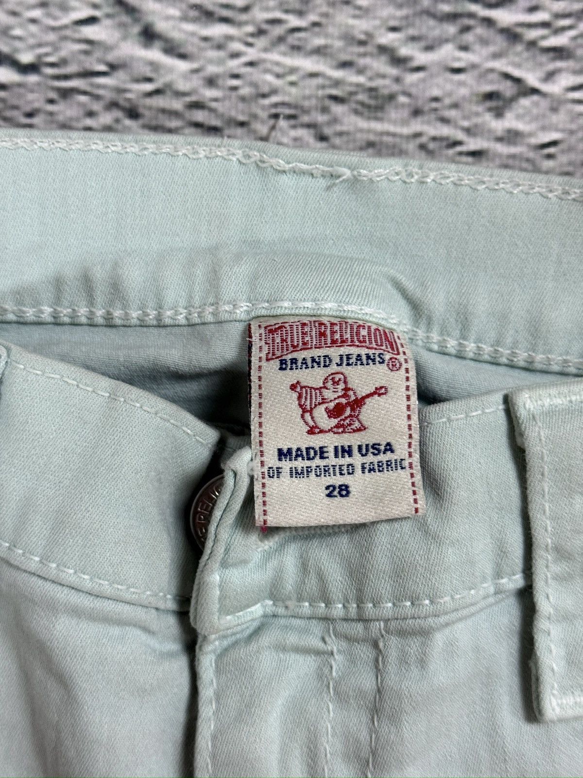 True Religion True Religion jeans mint turquoise vintage denim pants Size 28" / US 6 / IT 42 - 11 Thumbnail