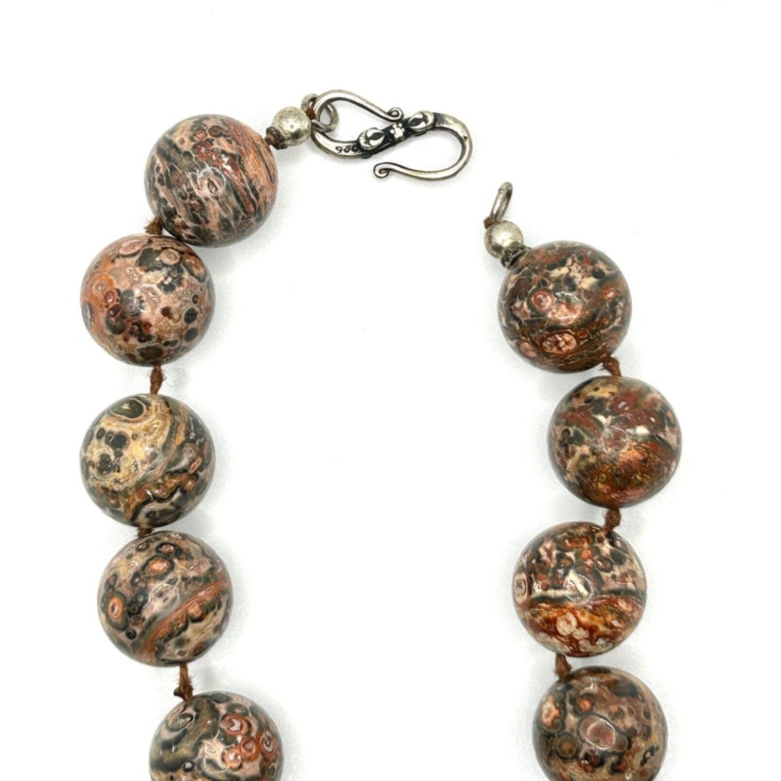 Handmade Leopard Skin Jasper Southwestern Hand-Carved Necklace Size ONE SIZE - 6 Thumbnail