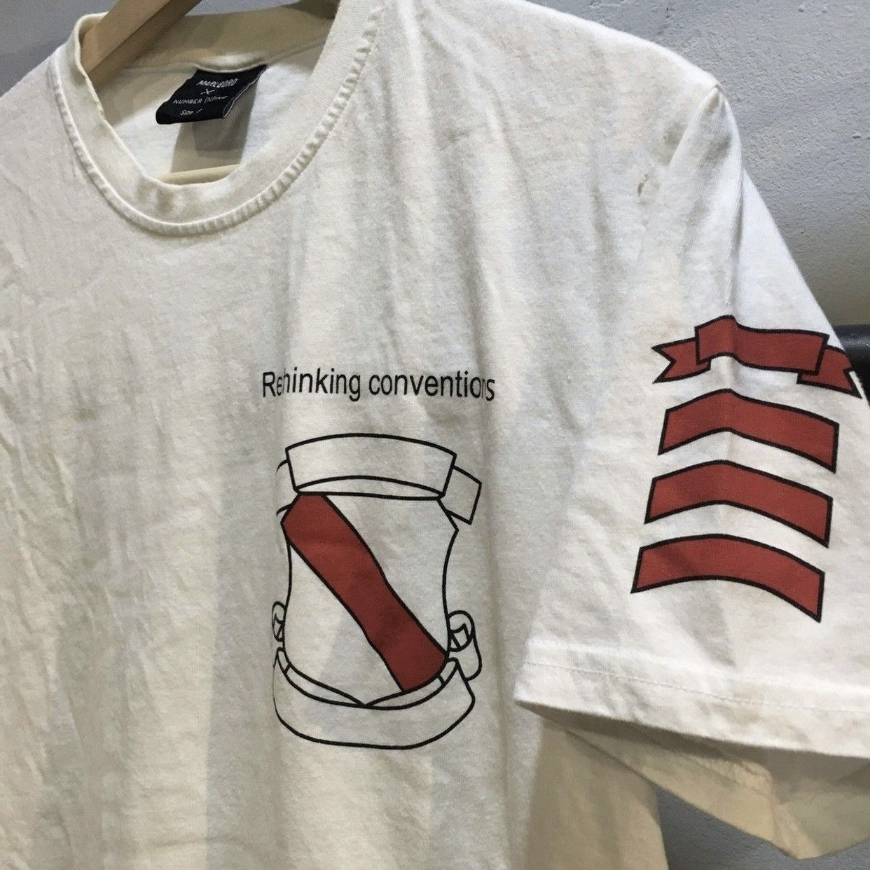 Number (N)ine Marlboro x Number (N)ine "Rethinking Conventions" Tee Size US M / EU 48-50 / 2 - 3 Thumbnail