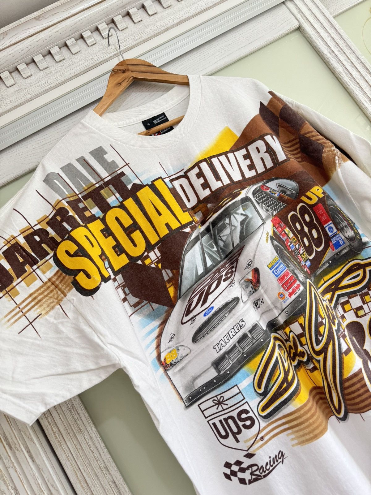Chase Authentics × NASCAR × Vintage Vintage Nascar Dale Jarrett Tee Chase Authentic Racing Shirt Size US XL / EU 56 / 4 - 7 Thumbnail
