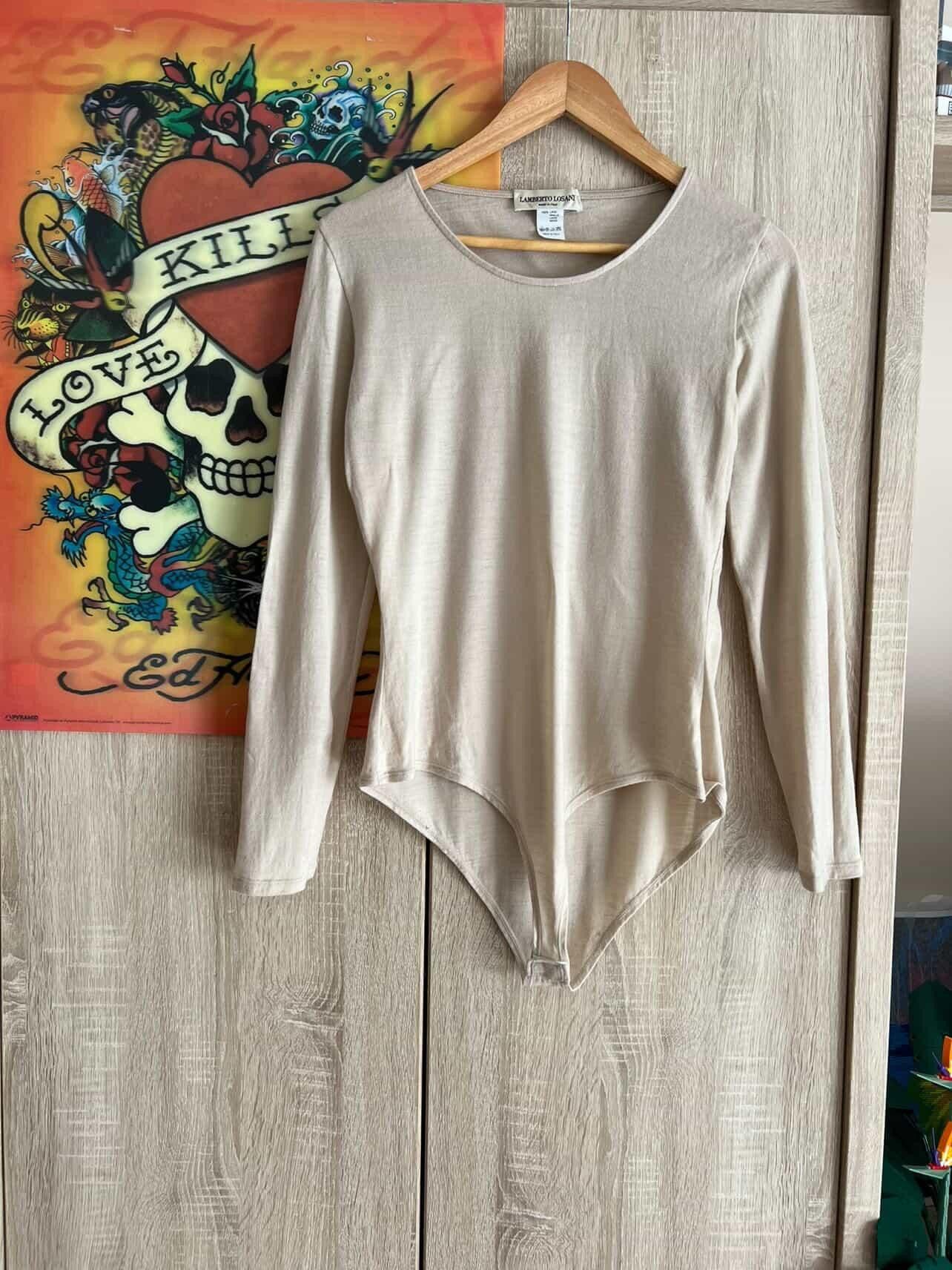 Other Lamberto Losani Wool Bodysuit 🔥💥 Size M / US 6-8 / IT 42-44 - 8 Thumbnail