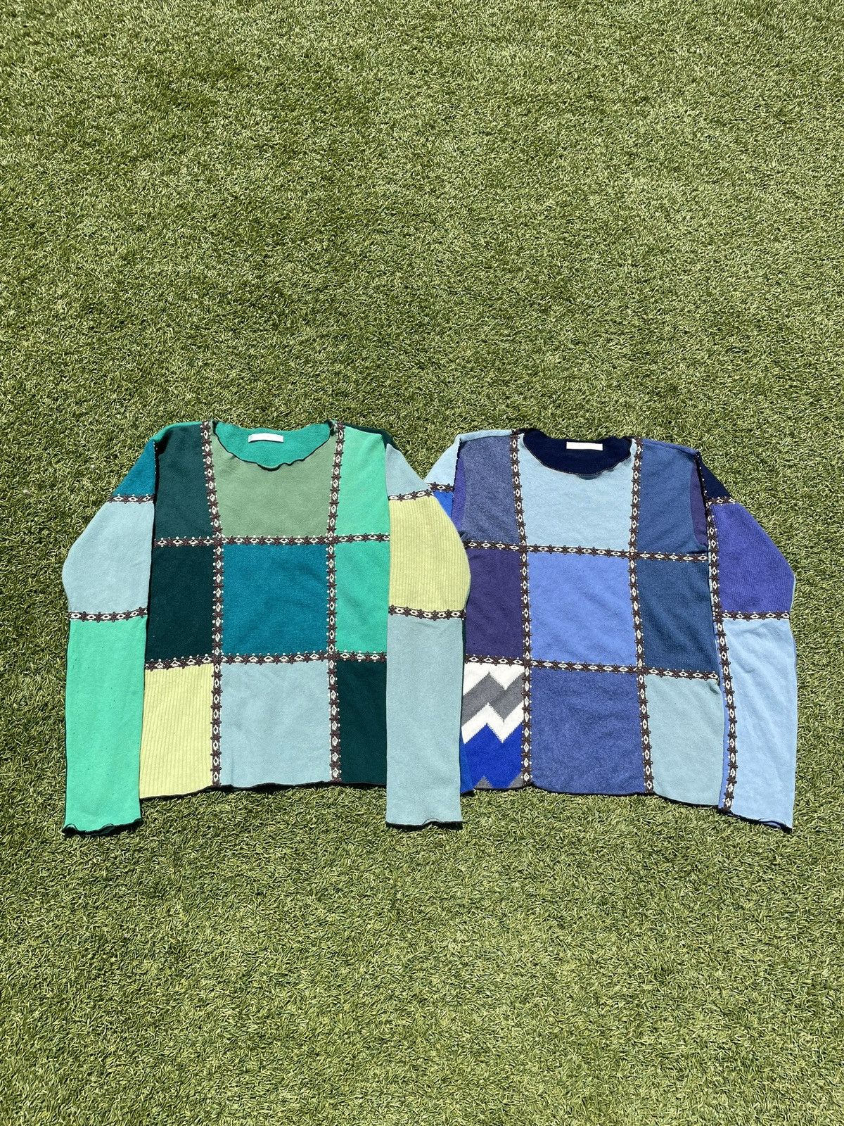 Number (N)ine AW02 “Nowhere” - 1/100 Number (N)ine Patchwork Long Sleeve Size US L / EU 52-54 / 3 - 7 Thumbnail