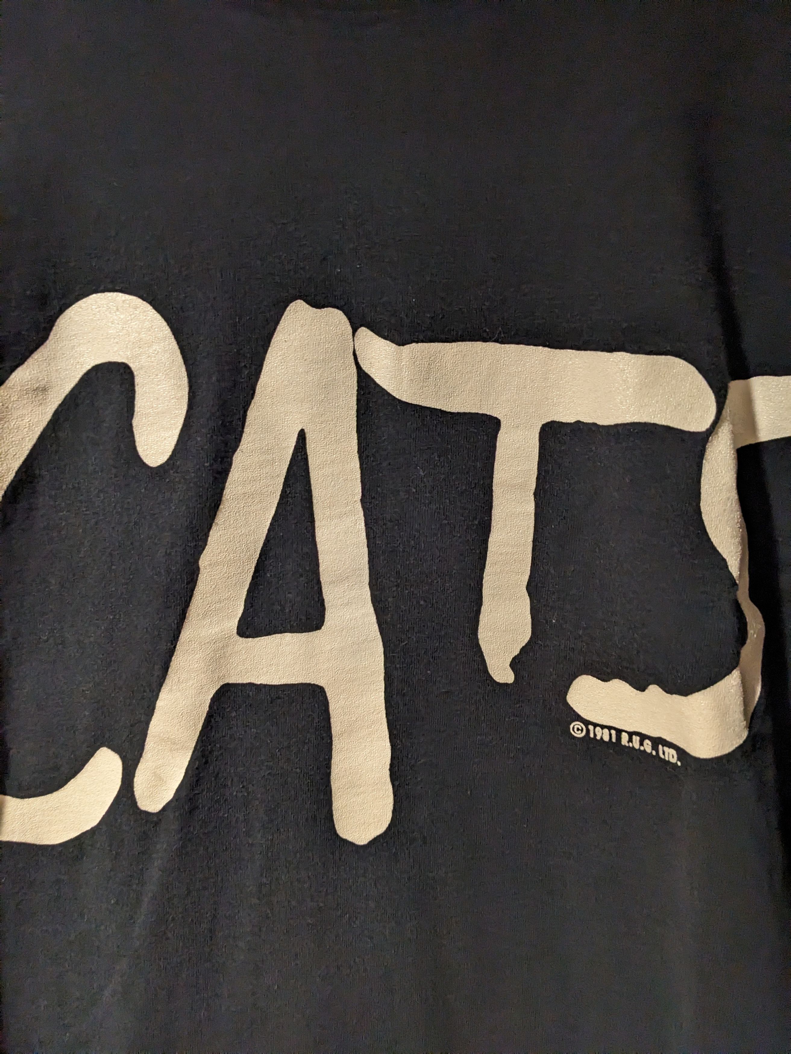 Other Vintage 1981 Cats the Musical Broadway Show X-Large T-Shirt Size US XL / EU 56 / 4 - 2 Thumbnail