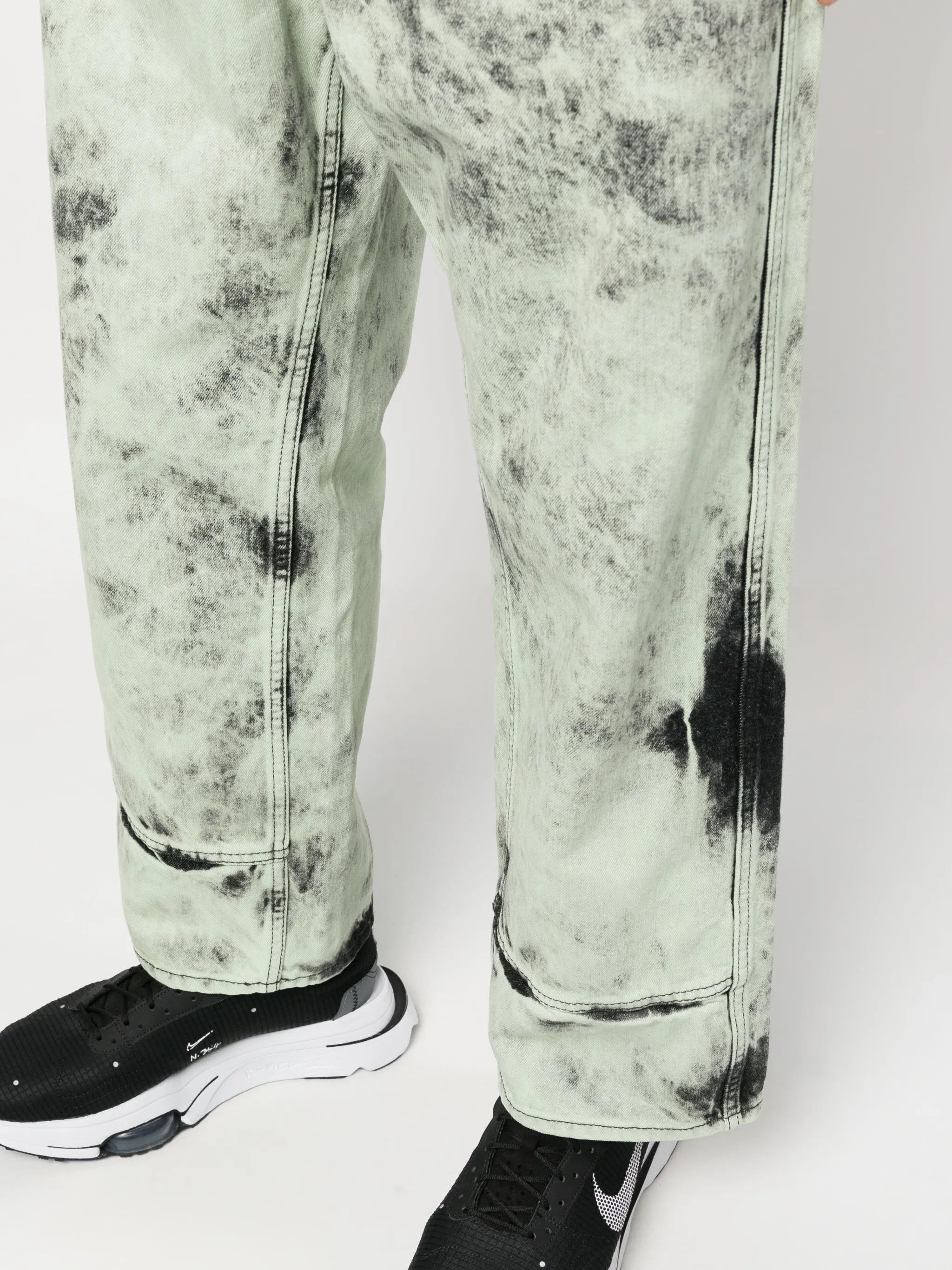 OAMC o1y0225 Denim Pant in Sage Green/Black Size US 31 - 3 Thumbnail