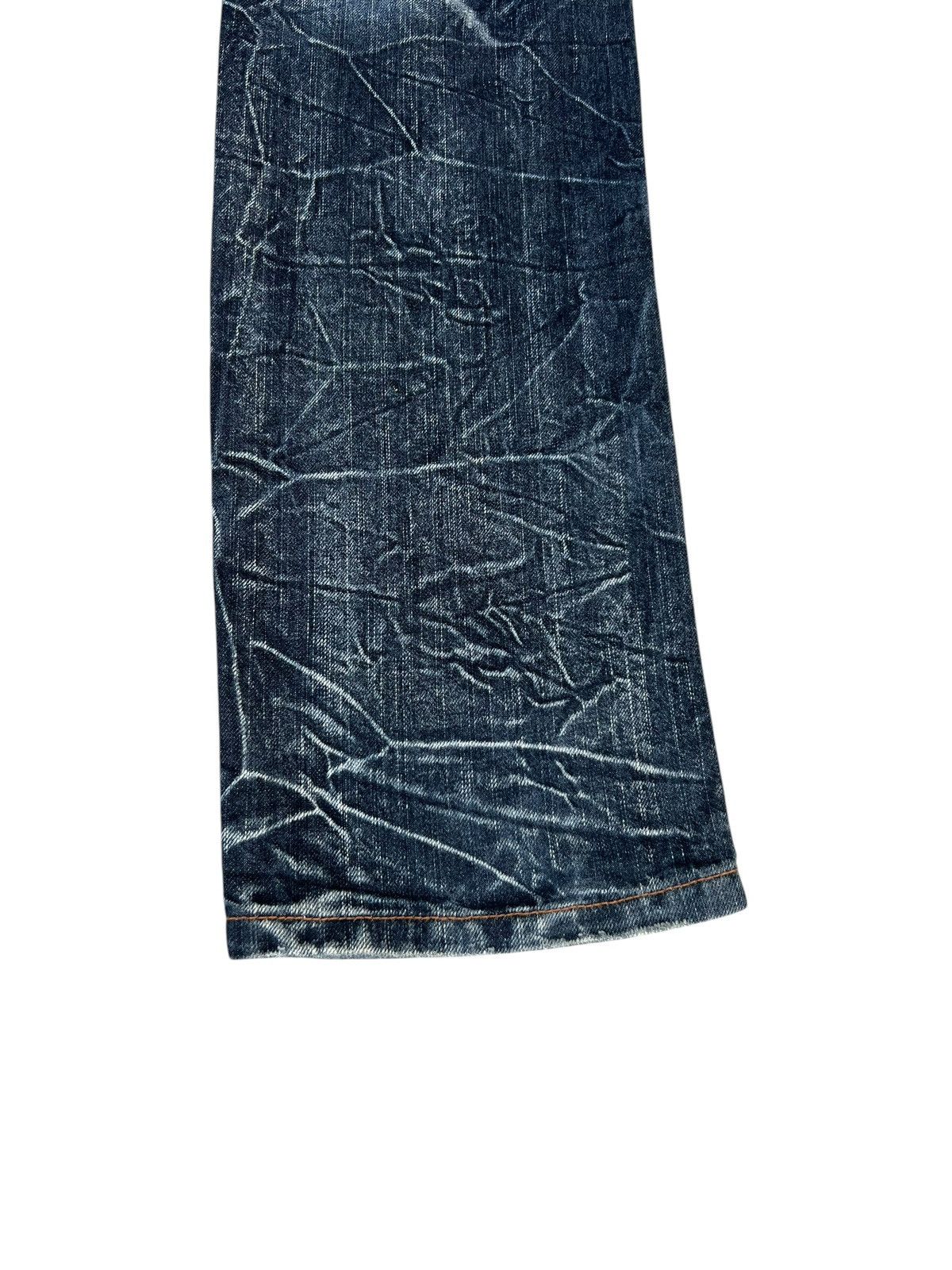 14th Addiction Double Waist Nylaus Clothing Dirty Mud Discharge Denim Jeans Size US 30 / EU 46 - 17 Thumbnail