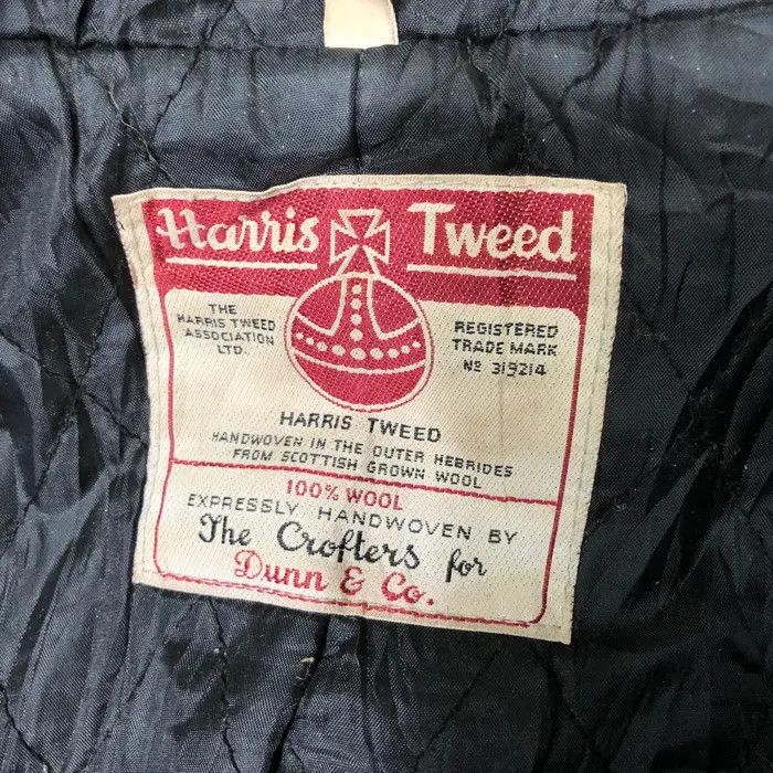 Harris Tweed Vtg 90’ HARRIS TWEED HANDWOVEN Duffel Coat Patchwork Parka Size US M / EU 48-50 / 2 - 5 Thumbnail