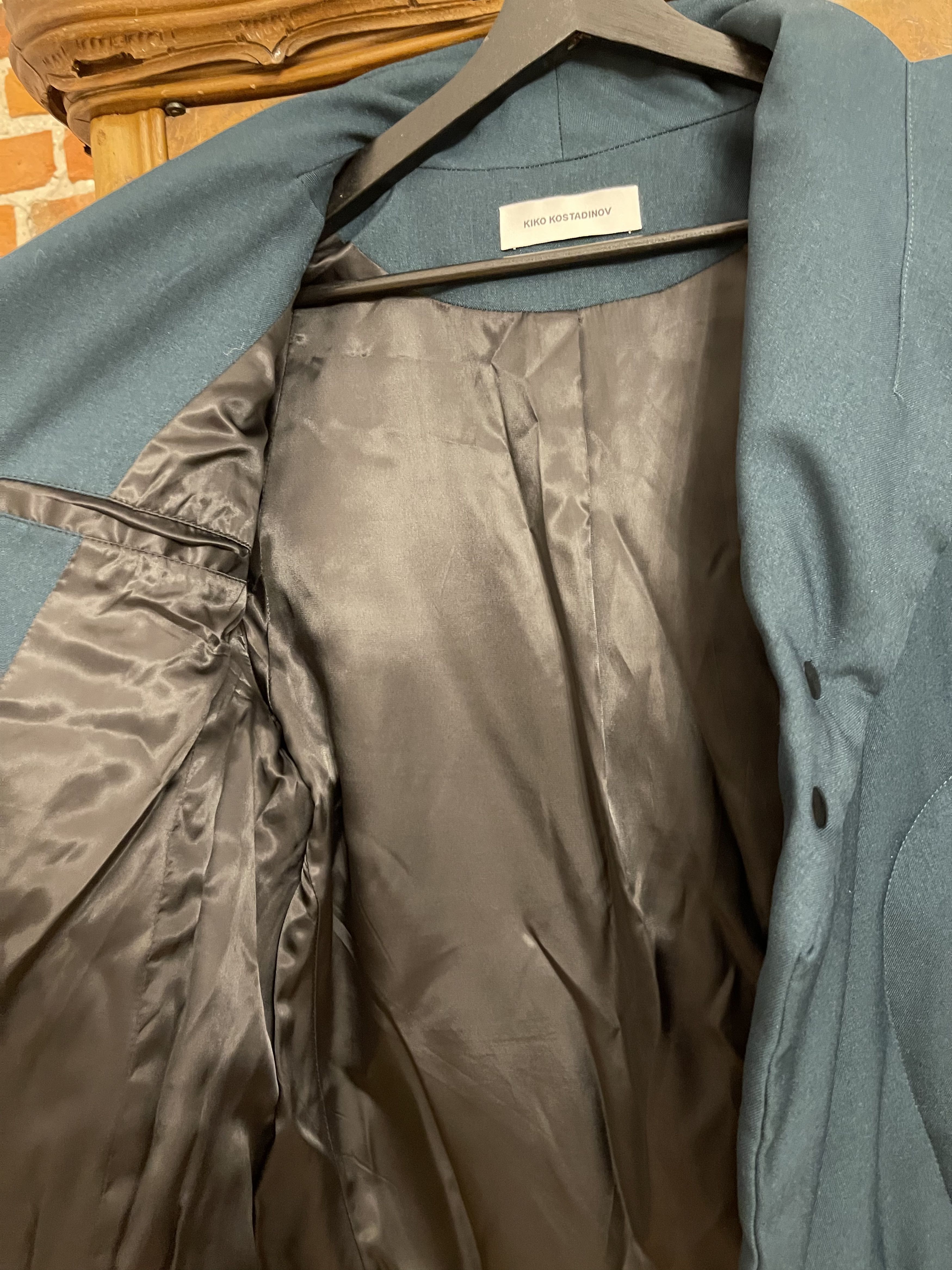 Kiko Kostadinov Kiko Kostadinov AW19 Vein Blazer Jacket Dark Green Size US M / EU 48-50 / 2 - 9 Thumbnail