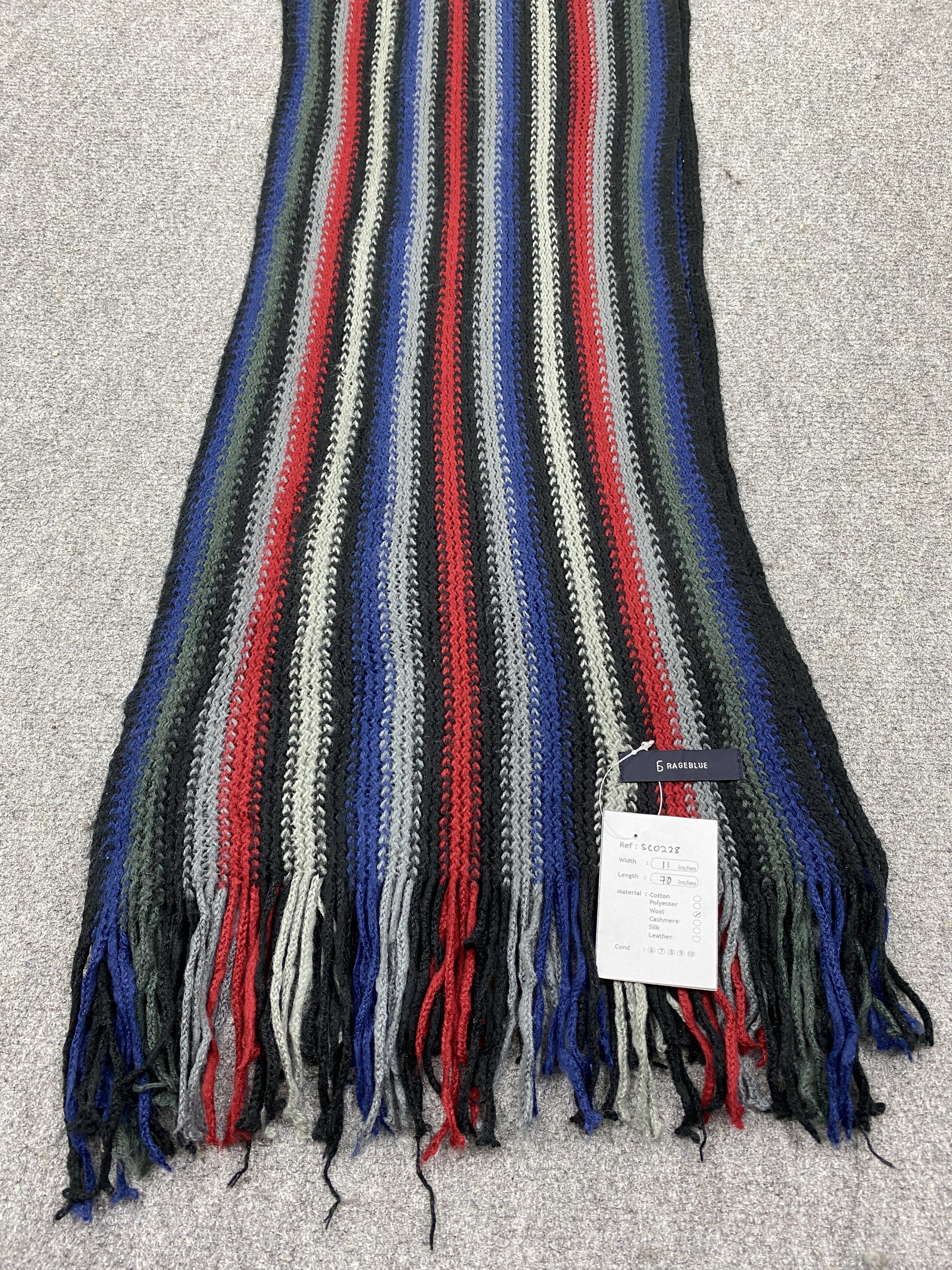 Japanese Brand Rageblue Scarf / Muffler / Neckwear SC0228 Size ONE SIZE - 3 Thumbnail