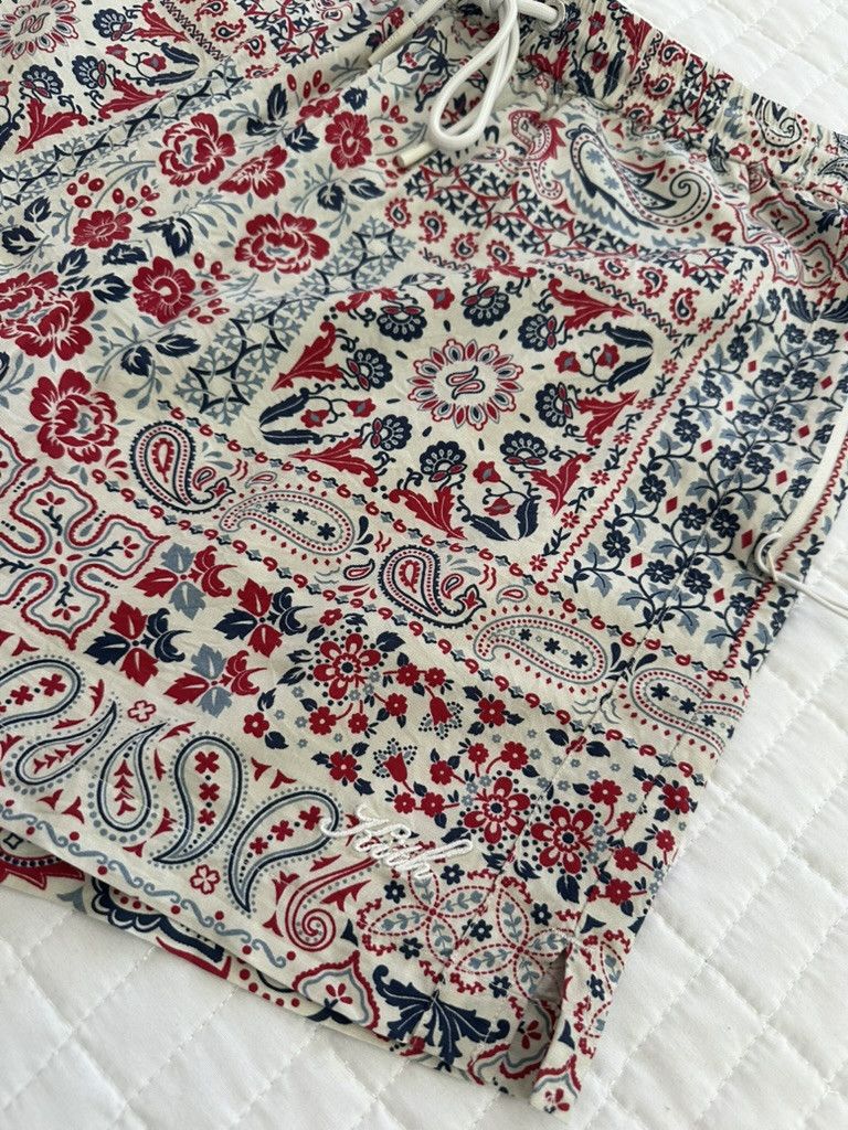 Kith KITH NEEDLEPOINT PRINT HARDAWAY SHORTS SANDRIFT SS23 Size US 32 / EU 48 - 4 Thumbnail