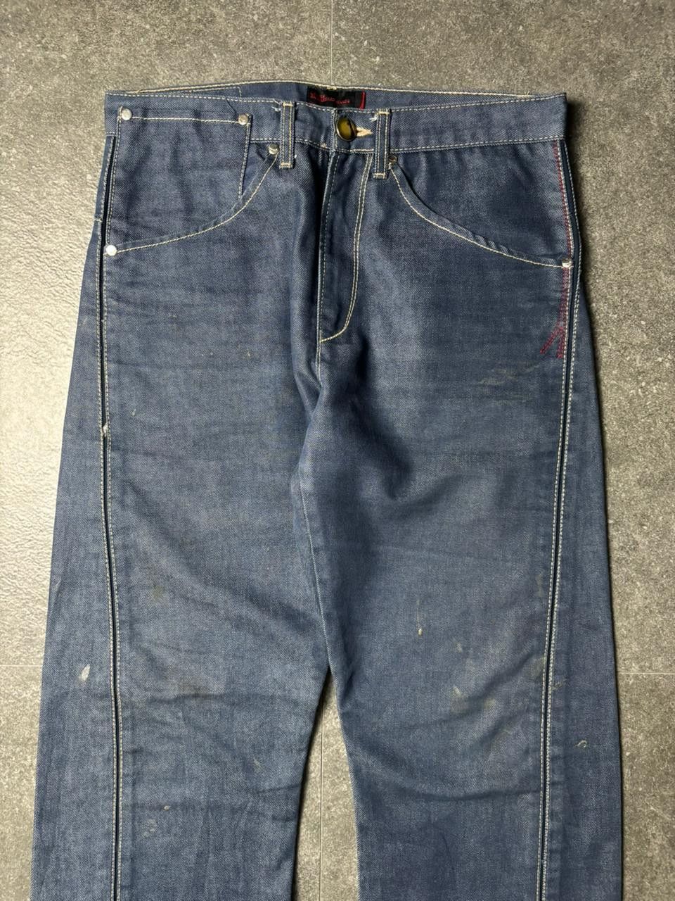 Levi's 2000s Levi's Engineered Twisted Jeans Size US 29 - 2 Thumbnail