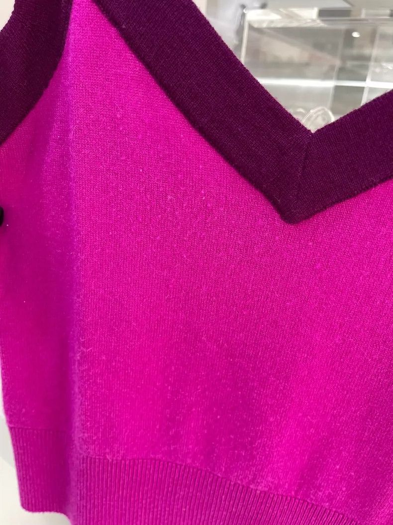 Chanel Chanel 20A Kangpeng Street Show Purple Cashmere Suspender Size XS / US 0-2 / IT 36-38 - 8 Thumbnail