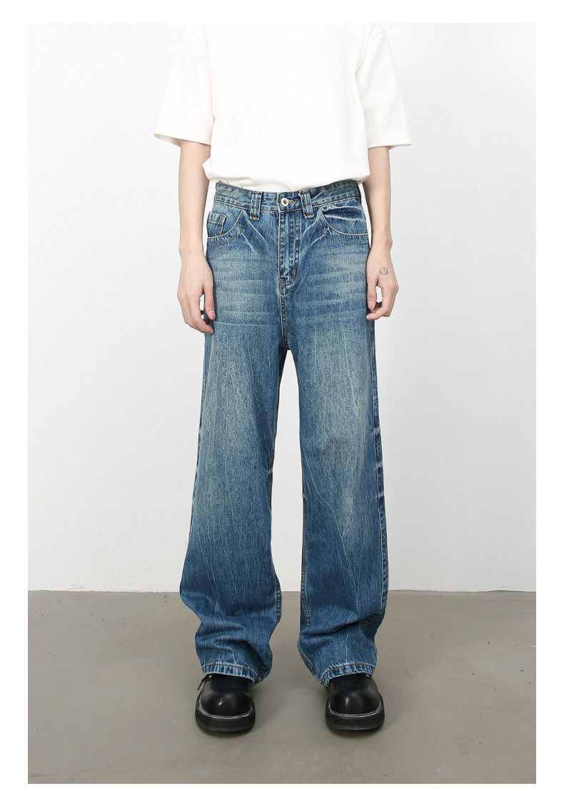 Japanese Brand American Style High-Street Lightning-Wash Blue Jeans Size US 32 / EU 48 - 1 Thumbnail