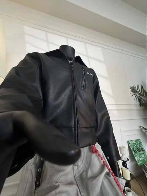 Japanese Brand Vintage Street Punk Aged PU Leather Jacket Coat Size US M / EU 48-50 / 2 - 3 Thumbnail