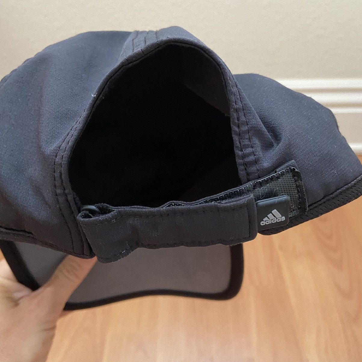 Adidas Adidas Men’s Logo Black Strap Back Hat Size ONE SIZE - 6 Thumbnail