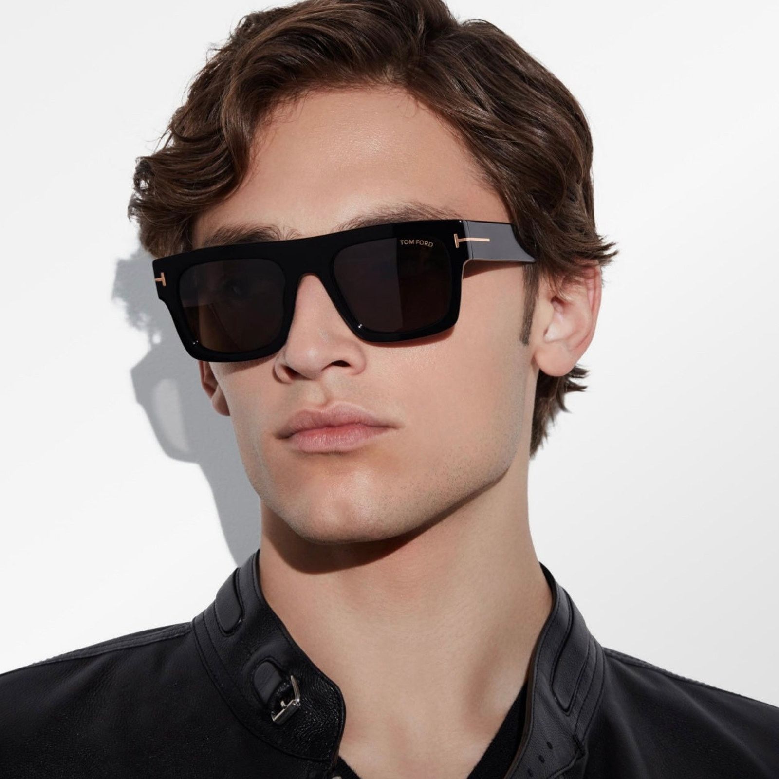 Tom Ford New,TOM FORD Fausto Sunglasses TF711 01A Authentic Size ONE SIZE - 4 Thumbnail
