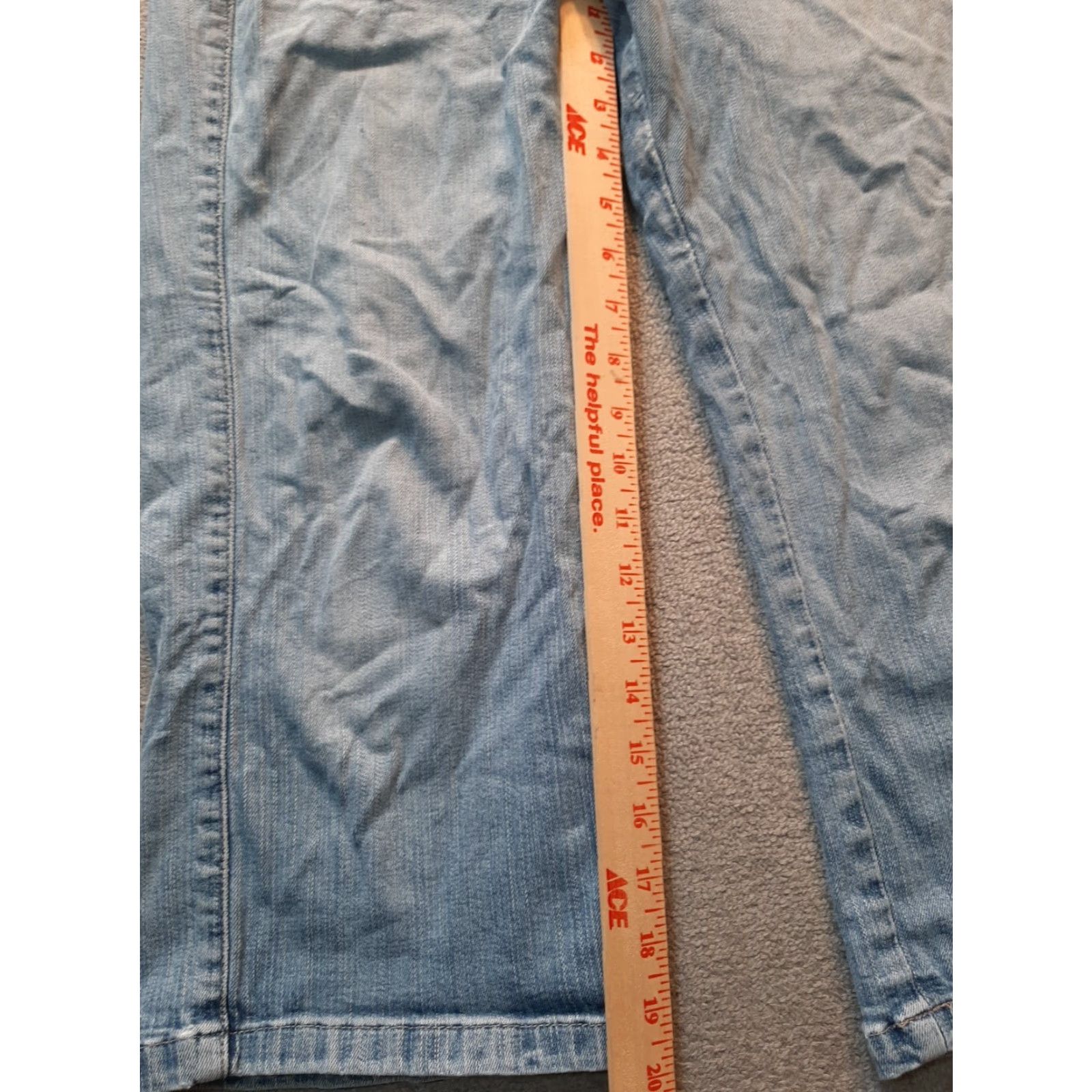 Lee Lee Jeans Womens Jeans 30x21 Blue Denim Straight Lower on the waist Womens 30x21 Blue Straight Jeans Size 30" / US 8 / IT 44 - 2 Thumbnail