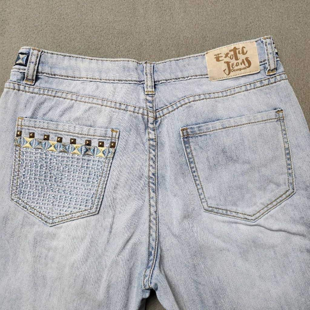 Desigual Desigual exotic jeans straight leg 30 Size 30" / US 8 / IT 44 - 7 Thumbnail