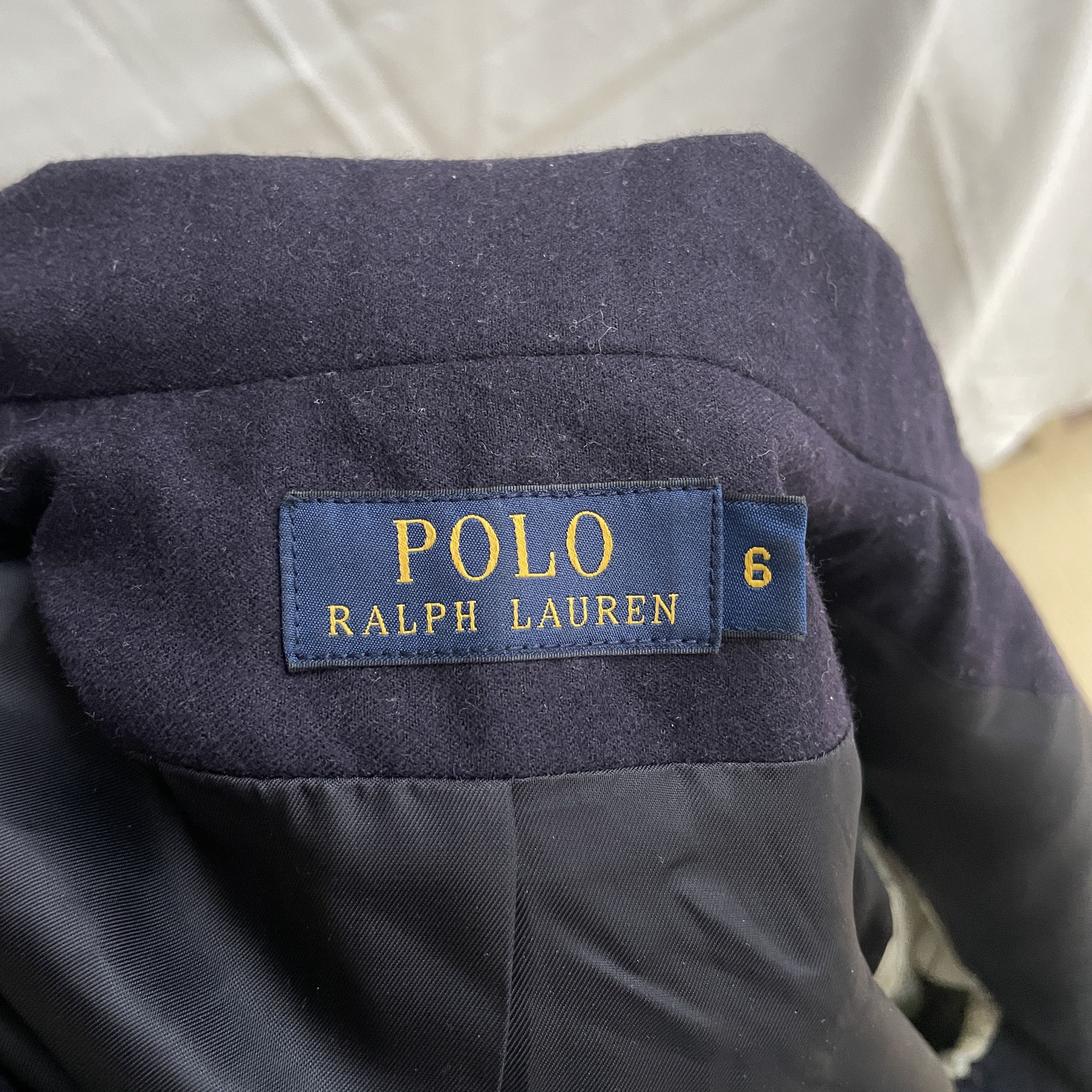Polo Ralph Lauren Polo Ralph Lauren Womens University Wool Blazer Size 6 Size M / US 6-8 / IT 42-44 - 9 Thumbnail