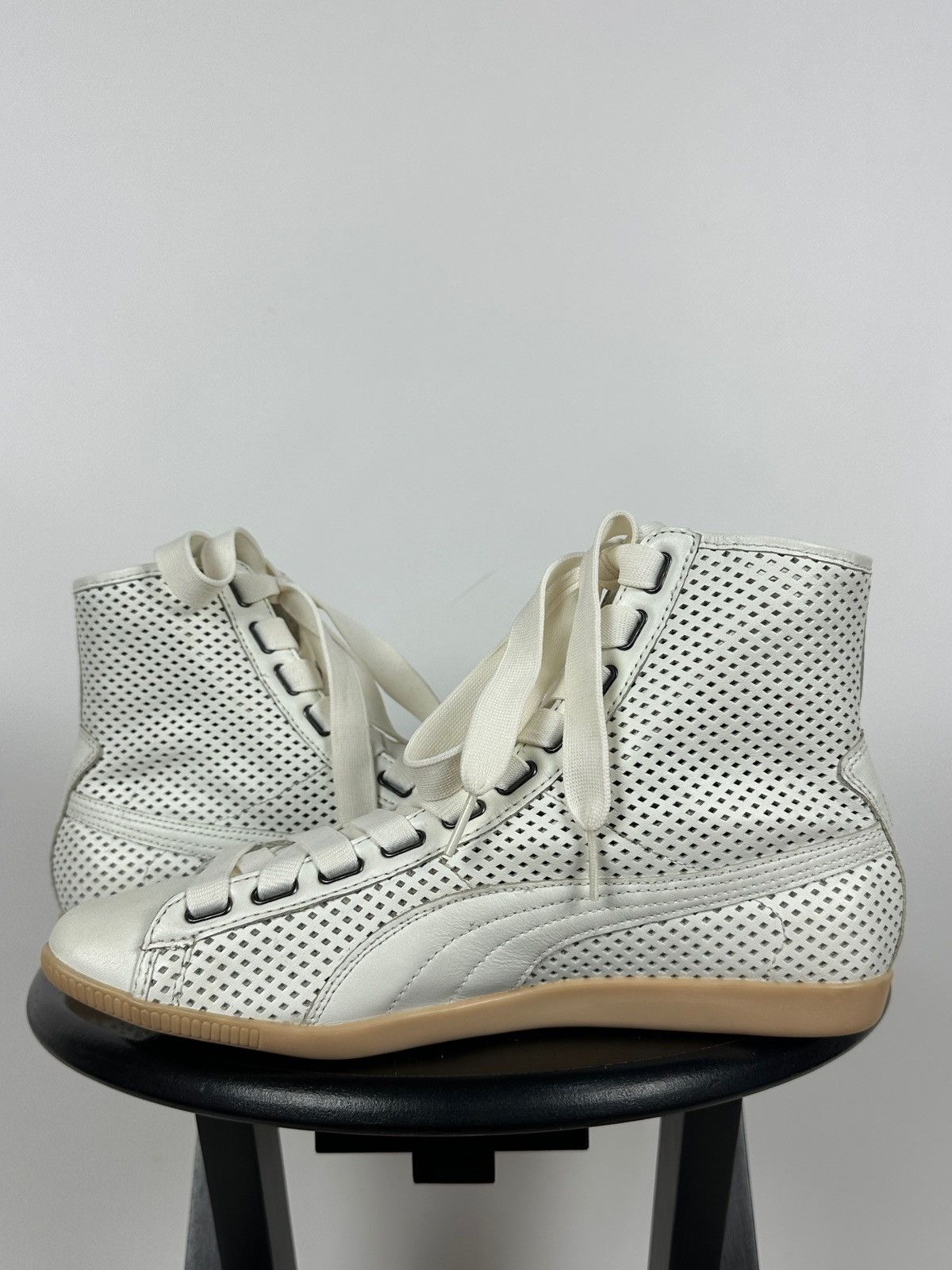 Puma Vintage Puma Y2K Speedcat Hi Top Leather Sneakers Size US 10 / IT 40 - 8 Thumbnail
