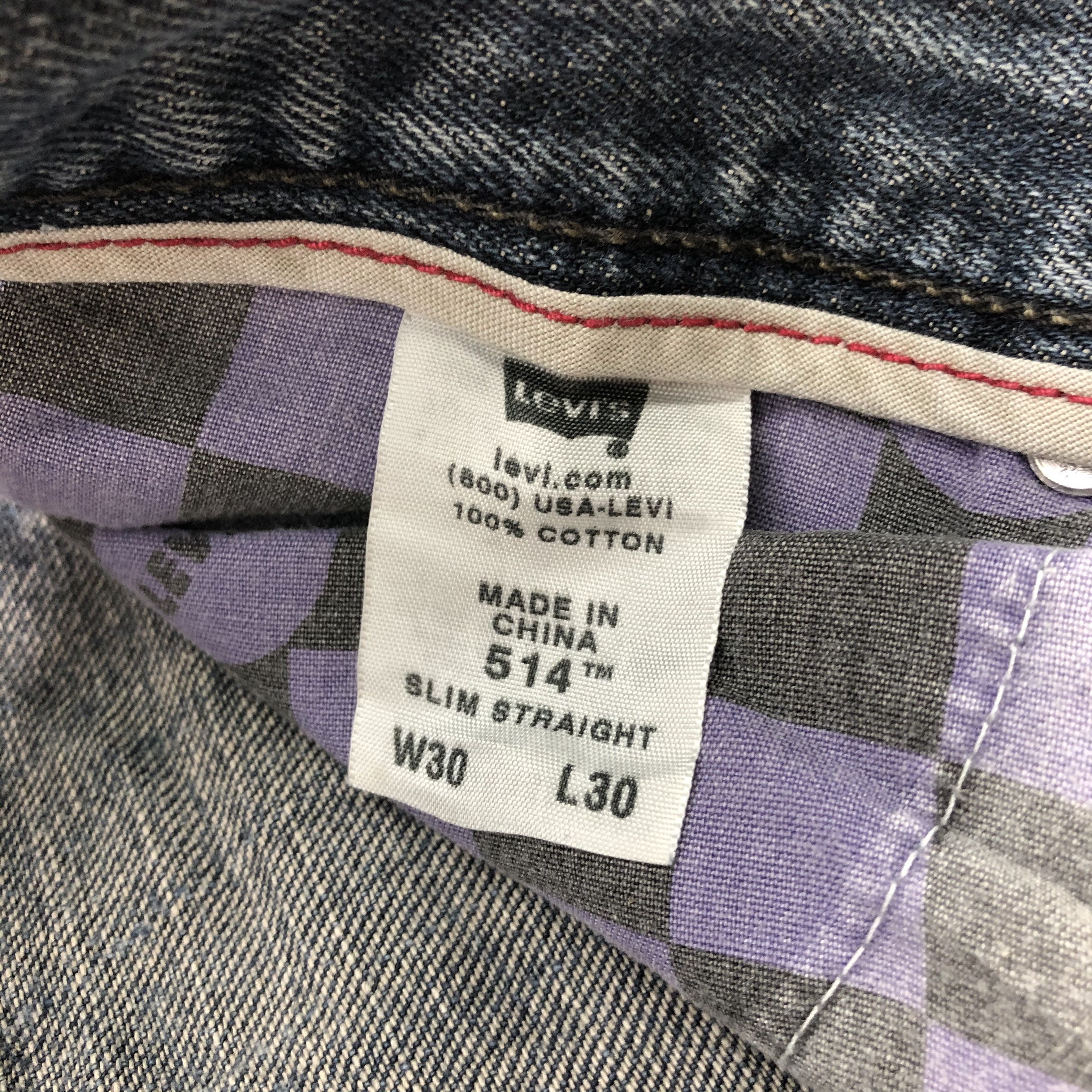 Levi's Faded Blue Vintage Levis 514 Jeans Distressed Denim-J1010 Size US 31 - 10 Thumbnail