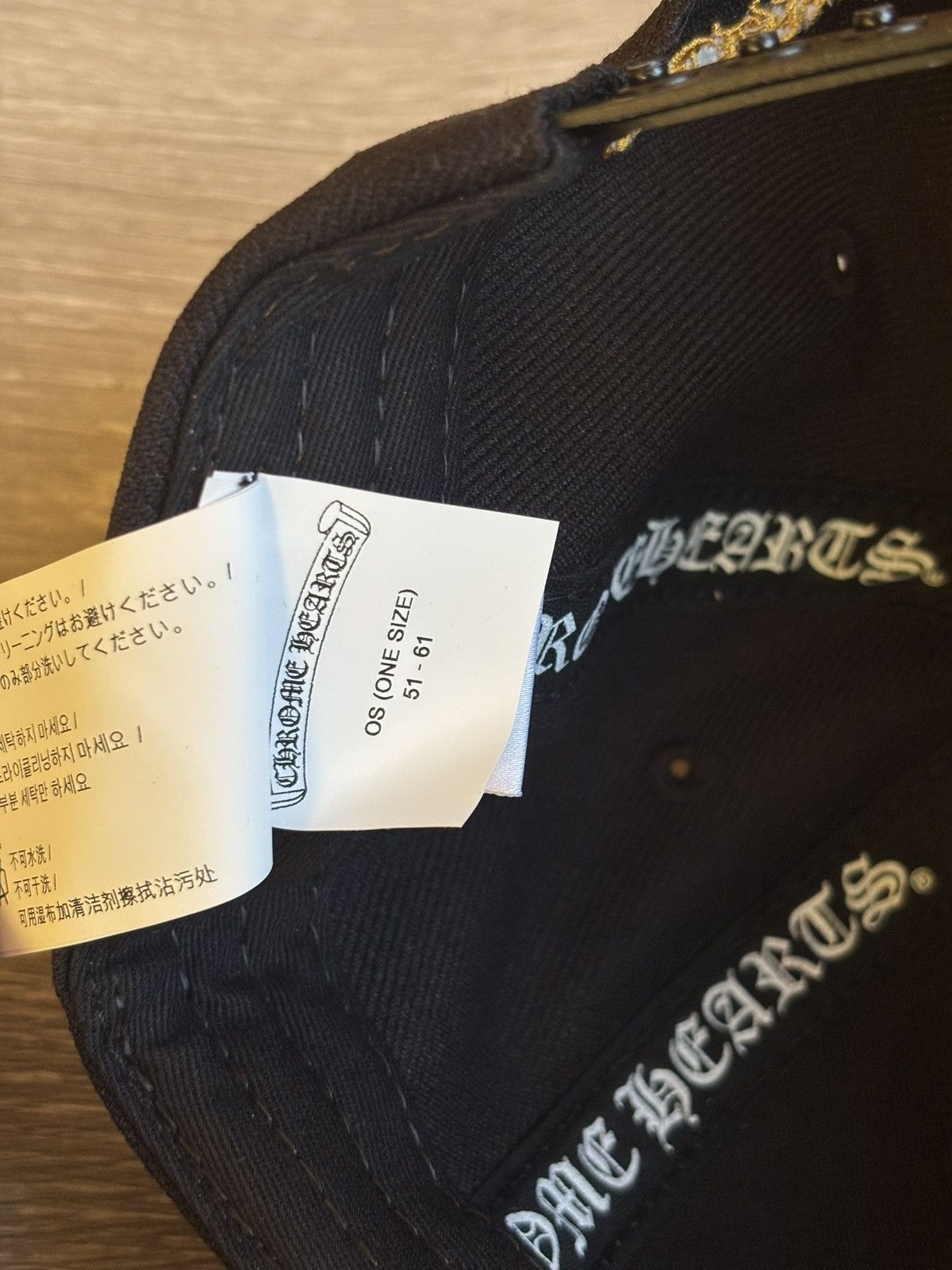 Chrome Hearts Chrome Hearts CH Baseball Cap Black/Yellow Snapback Hat Size ONE SIZE - 11 Thumbnail
