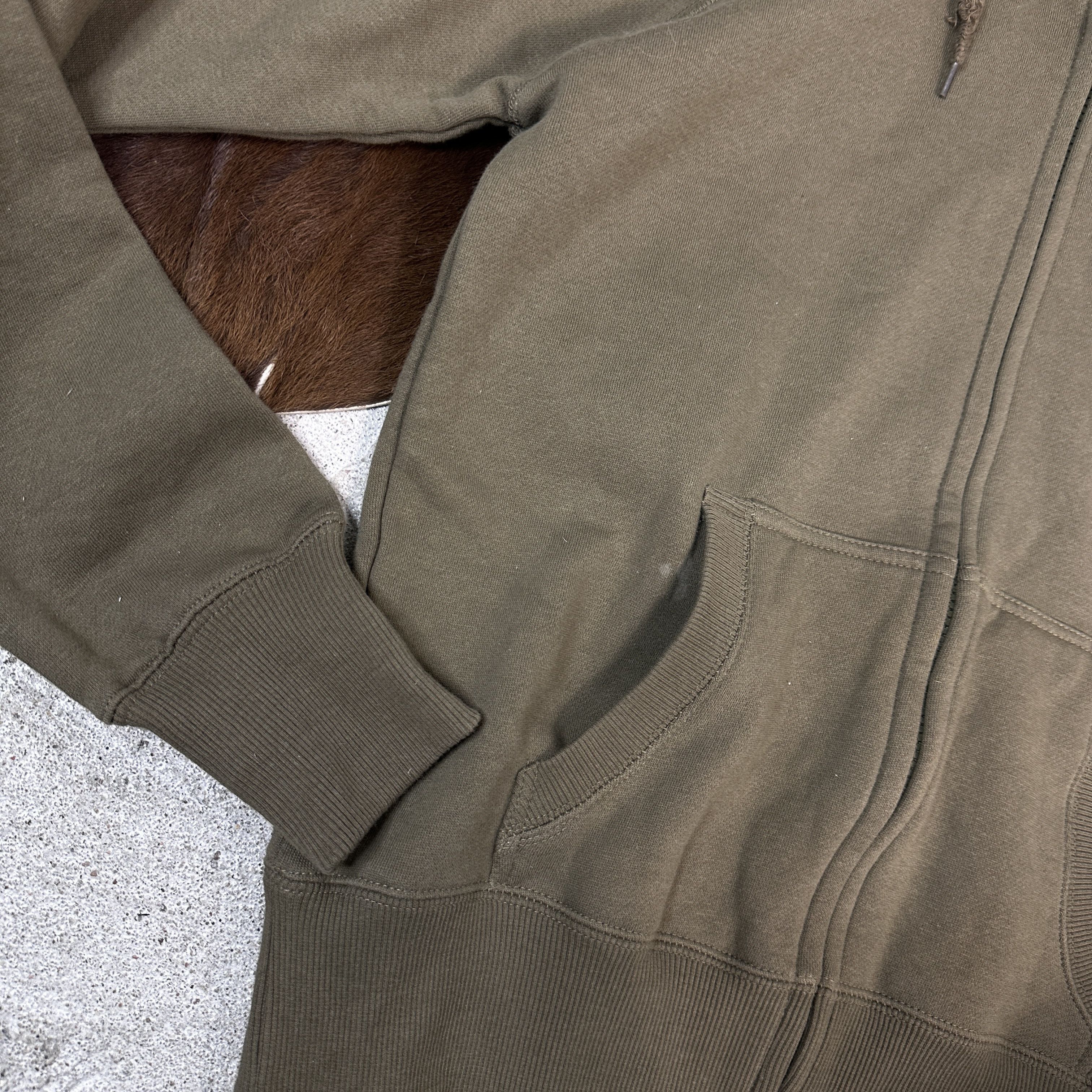 Vintage Vintage Zip Army Sweatshirt Size US S / EU 44-46 / 1 - 4 Thumbnail