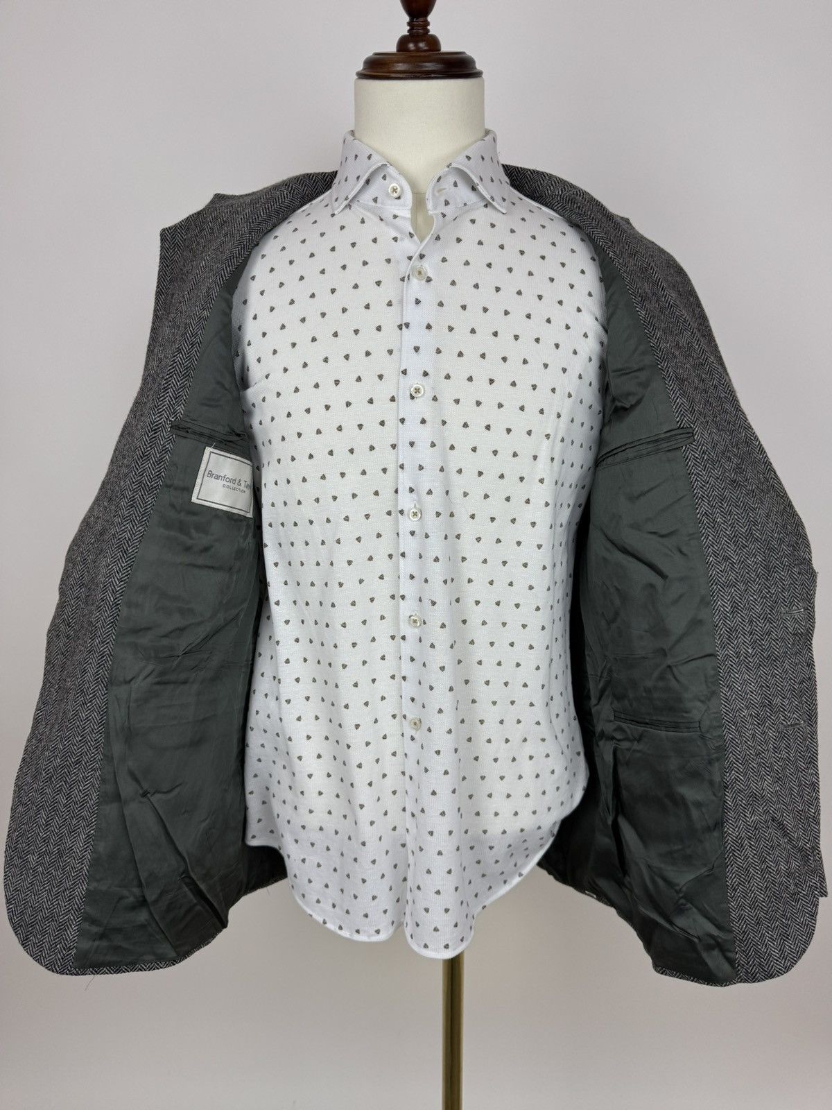 Other Branford & Taylor collection teeed herringbone blazer Size 52R - 13 Thumbnail
