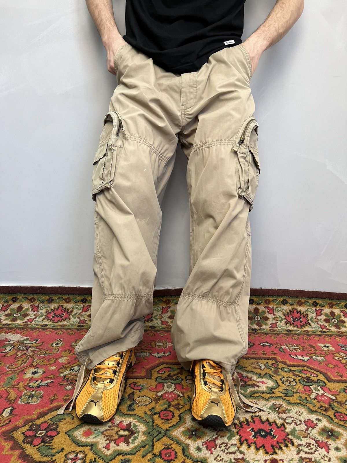 Hysteric Glamour × Japanese Brand JUNYA WATANABE BALENCIAGA STYLE DISTRESSED JEANS Size US 34 / EU 50 - 5 Thumbnail