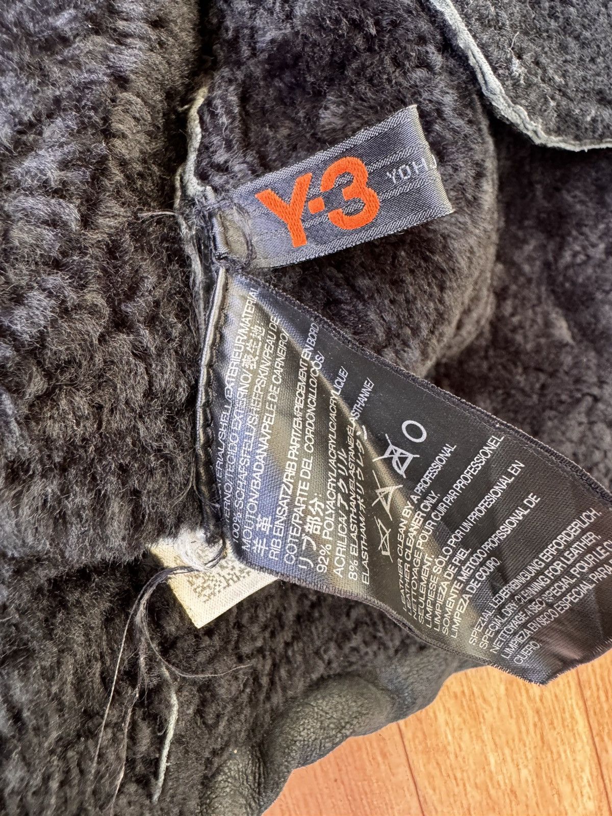 Adidas × Y-3 🕷️💥Yohji yamamoto x adidas shearling blouson lambskin jacket Size US M / EU 48-50 / 2 - 12 Thumbnail