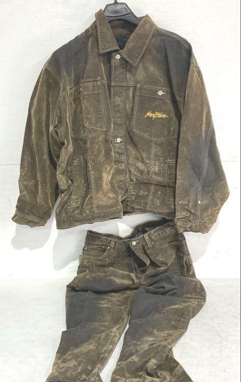 Wu-Tang Clan Johnny Blaze denim suit vintage Wu Wear jacket and jeans XL Size US XL / EU 56 / 4 - 2 Thumbnail