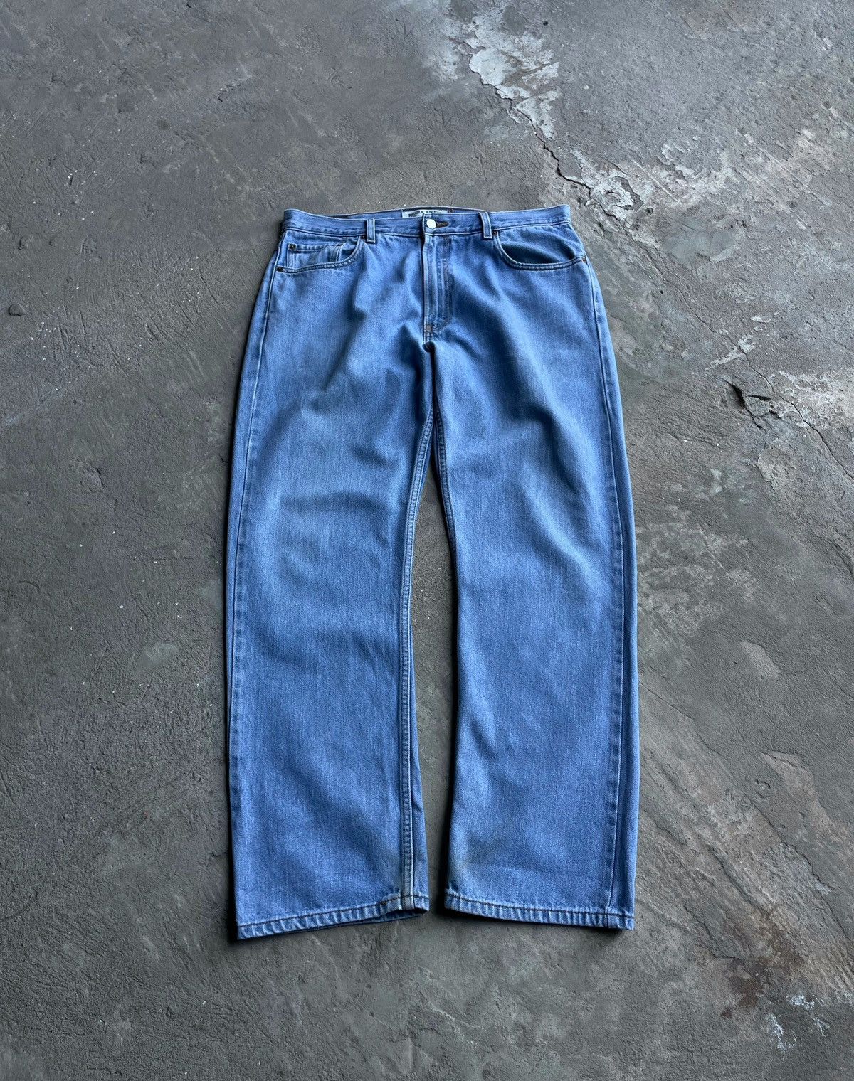 Levi's × Vintage Vintage Levi’s 505 Sky Blue Baggy Washed Pants Y2K Size US 36 / EU 52 - 2 Thumbnail