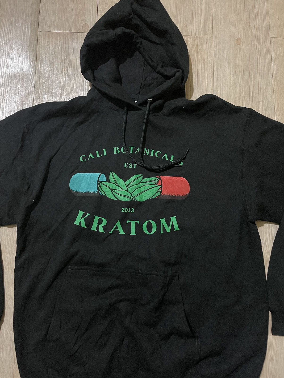 Designer Kratom Cali Botanicals Hoodie Marijuana Snoop Dogg Breakfast Size US L / EU 52-54 / 3 - 2 Thumbnail