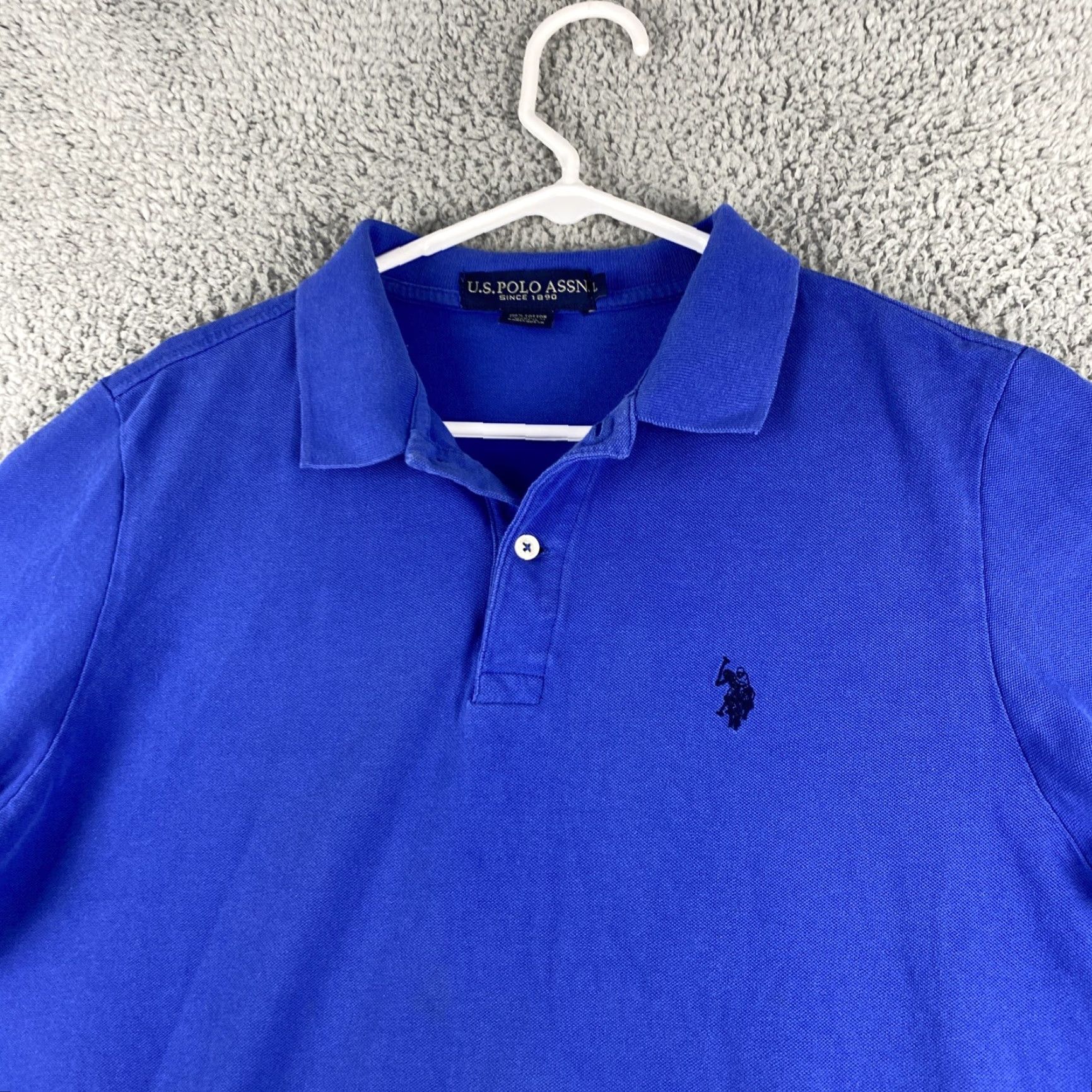 Polo Ralph Lauren Polo Ralph Lauren Men's Blue Short Sleeve Golf Shirt Size L Large/ 42-7 Size US L / EU 52-54 / 3 - 2 Thumbnail