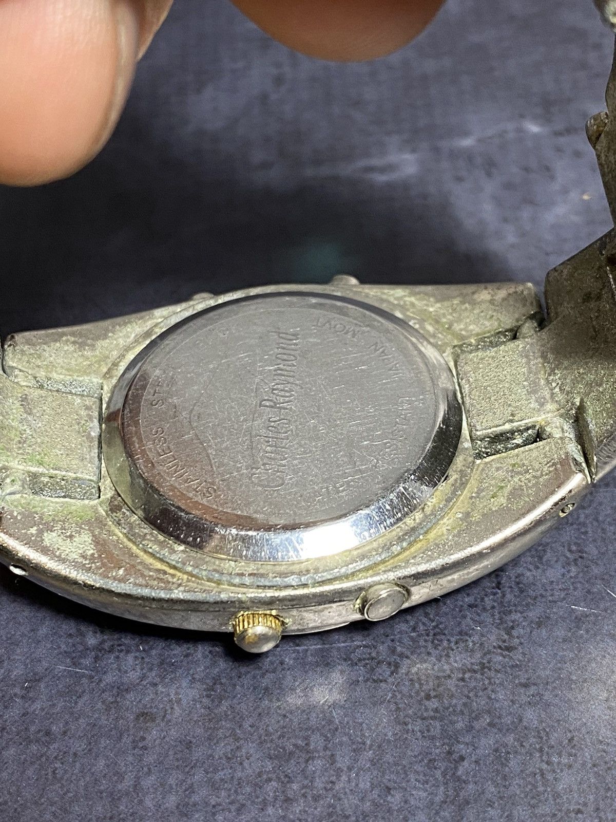 Vintage Charles Raymond Analog-Digital Watch | Japanese Movement Size ONE SIZE - 9 Thumbnail