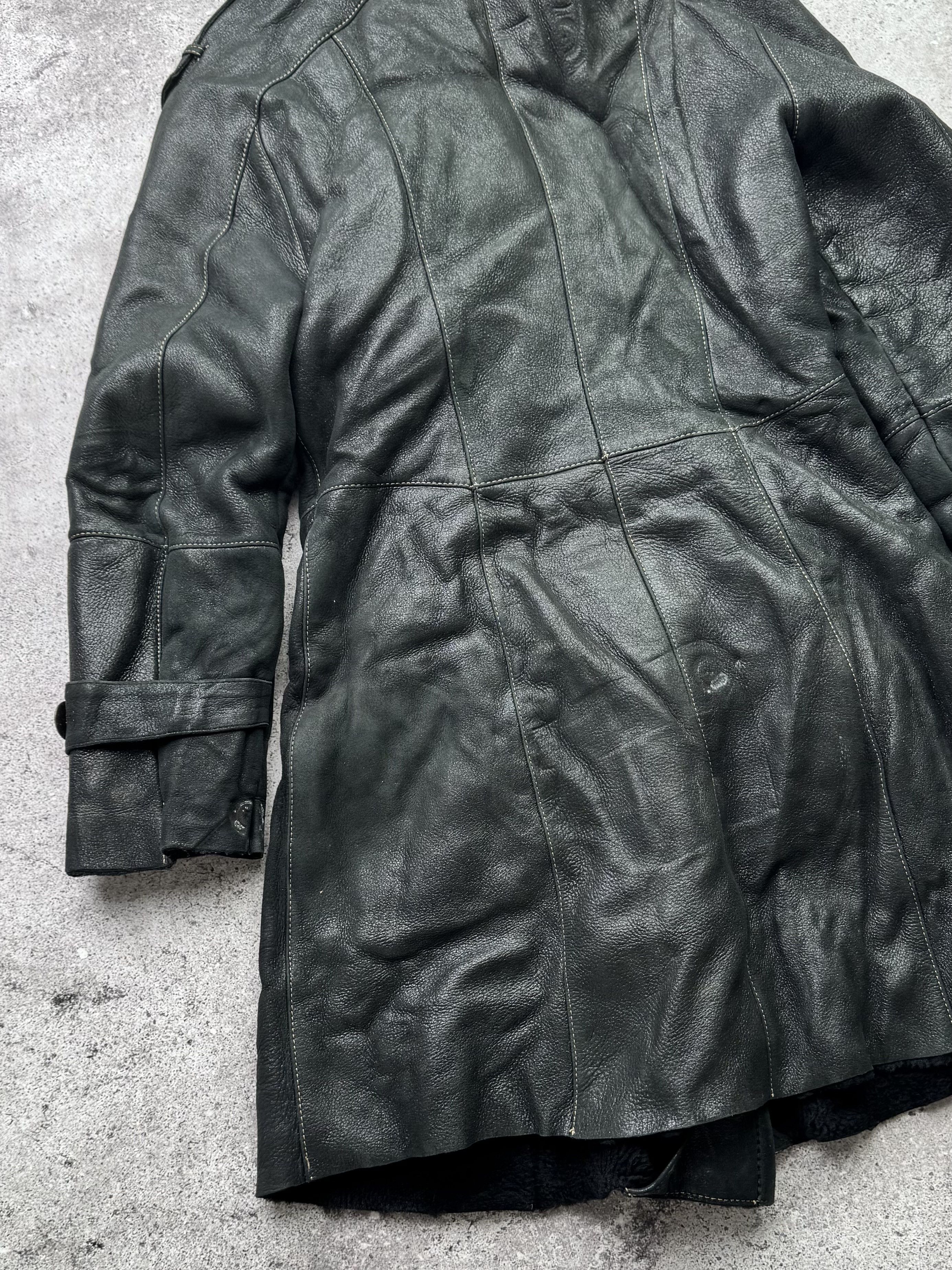 Japanese Brand Vintage Real Sheepskin Coat C608(V93) Size M / US 6-8 / IT 42-44 - 11 Thumbnail