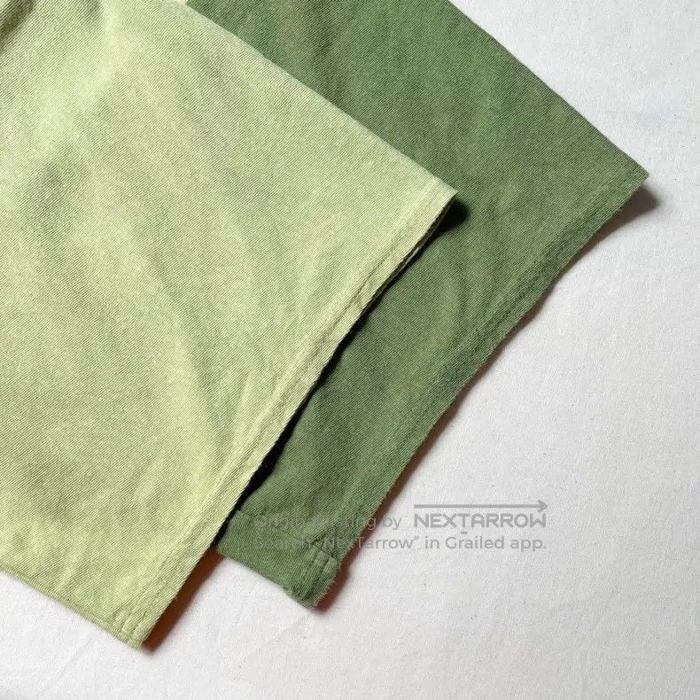 Kapital Kapital Avocado green stitched loose T-shirt Size US S / EU 44-46 / 1 - 6 Thumbnail