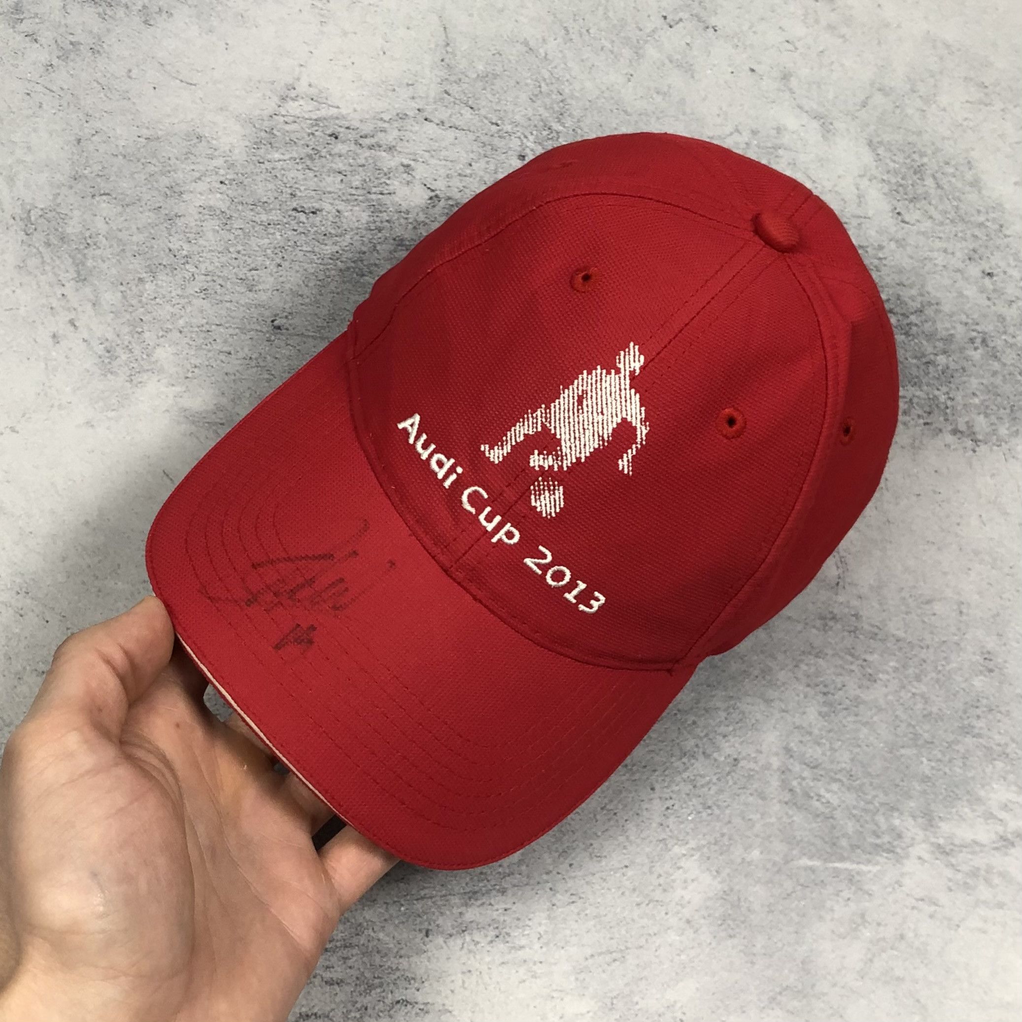 Audi Audi AG Cup 2013 Autograph Red Men’s Cap Size ONE SIZE - 3 Thumbnail