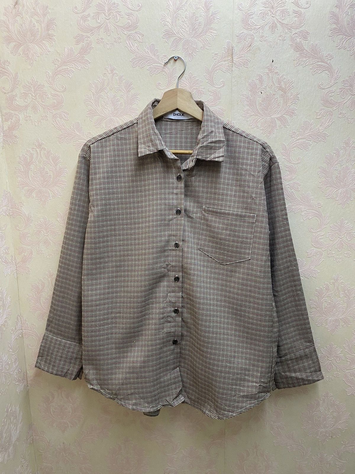 Japanese Brand × Vintage Japanese Brand Dholic Plaid Tartan Flannel Shirt Size S / US 4 / IT 40 - 2 Thumbnail