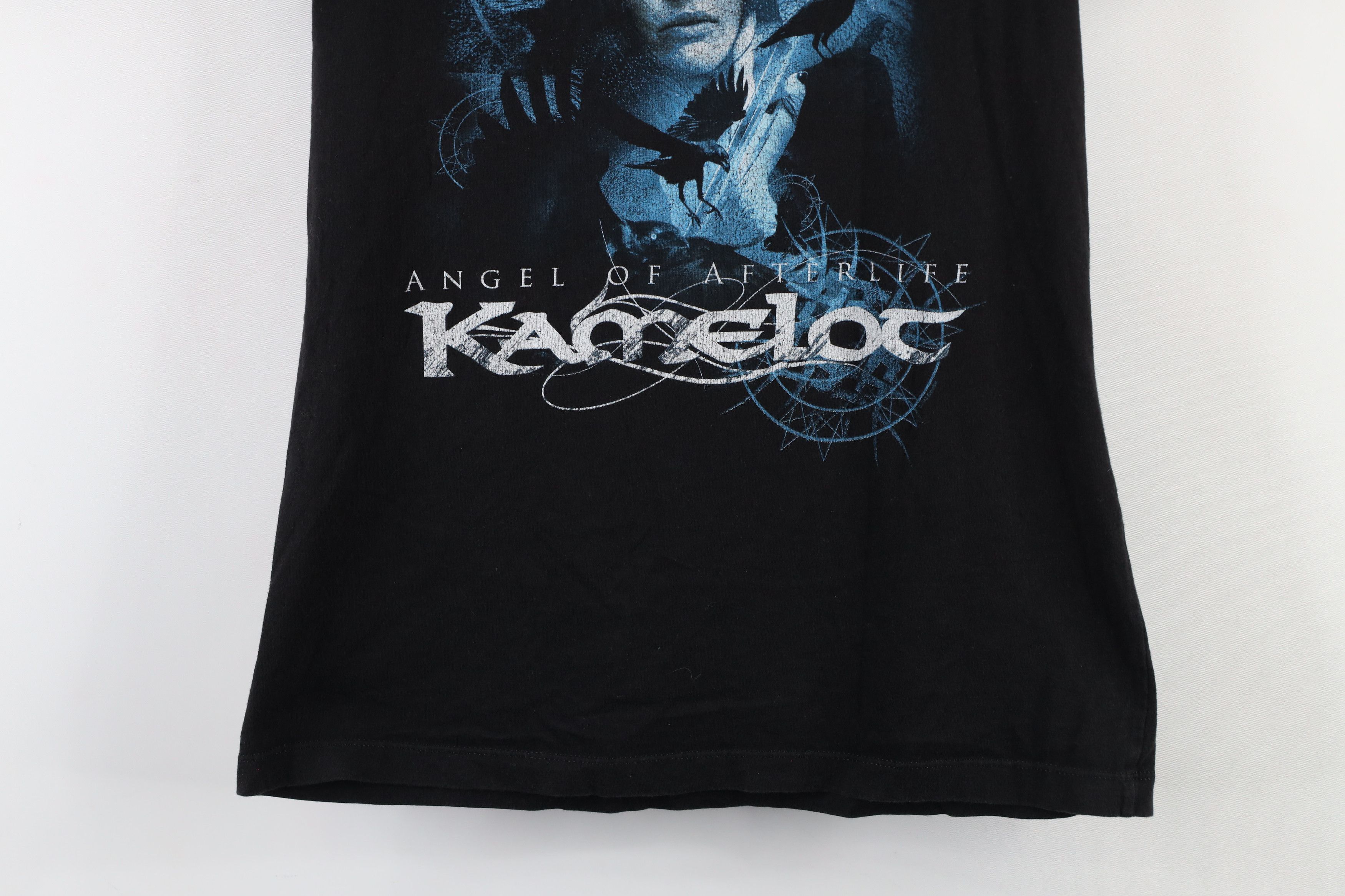 Vintage Vintage Y2K Angel of Afterlife Kamelot Band T-Shirt Black Size L / US 10 / IT 46 - 3 Thumbnail